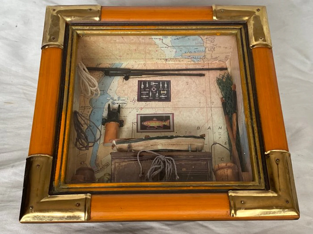 Maritime object - Vintage nautical painting