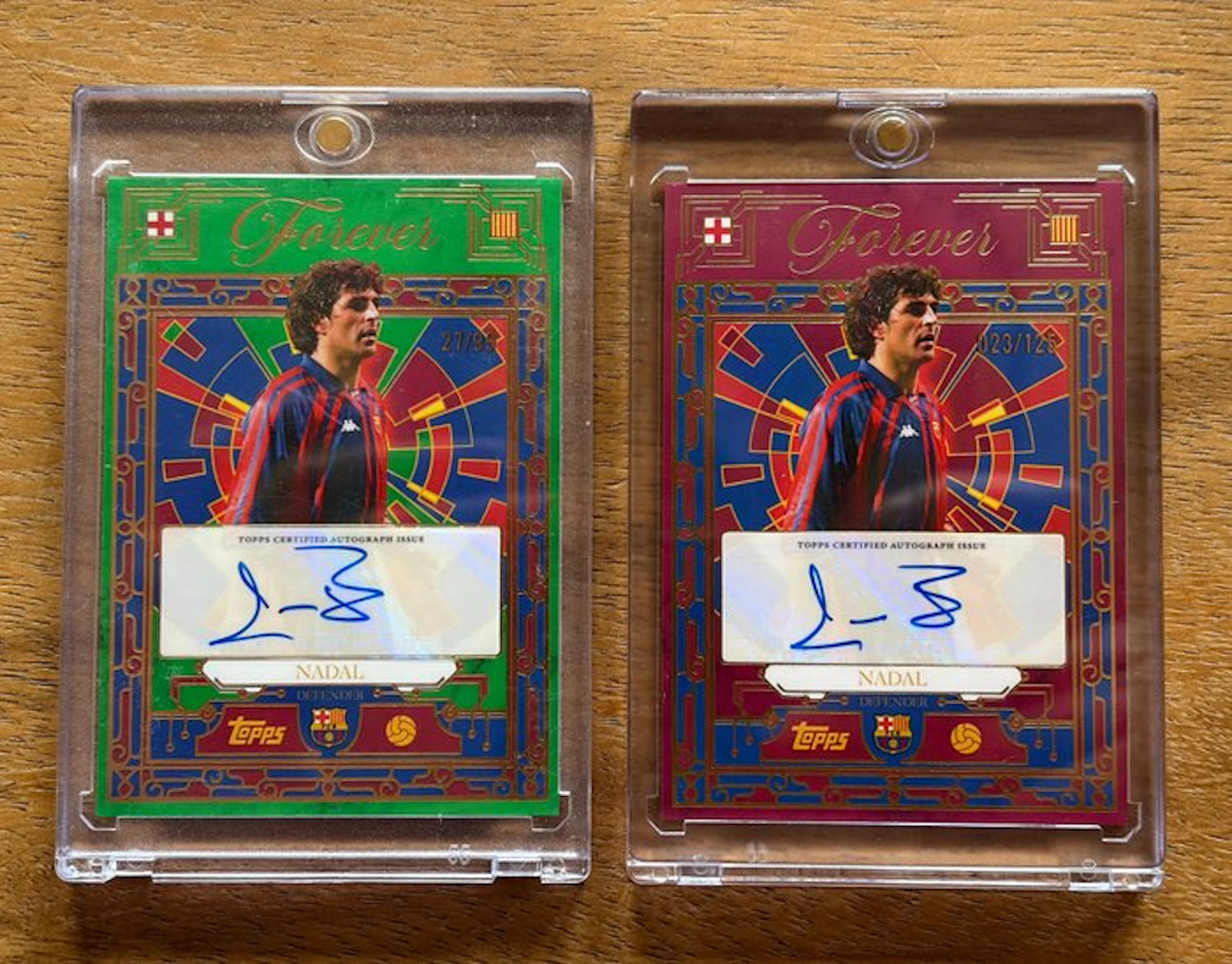 2025/26 Topps Forever Nadal Autograafkaart - 2 Card - Near Mint (NM)