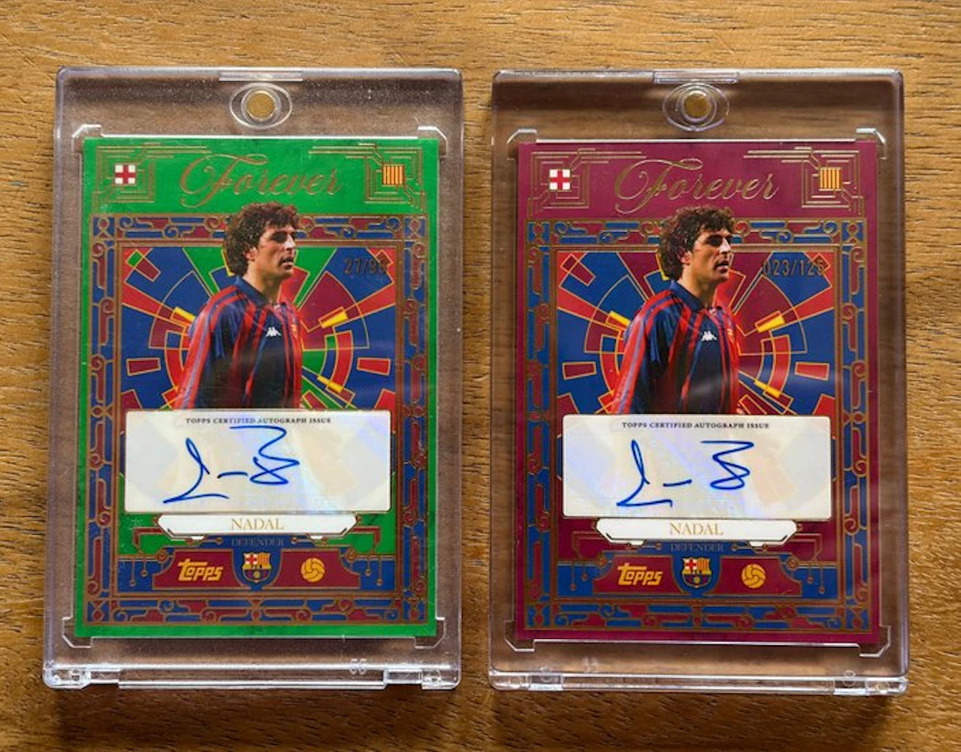 2025/26 Topps Forever Nadal Autograafkaart - 2 Card - Near Mint (NM)