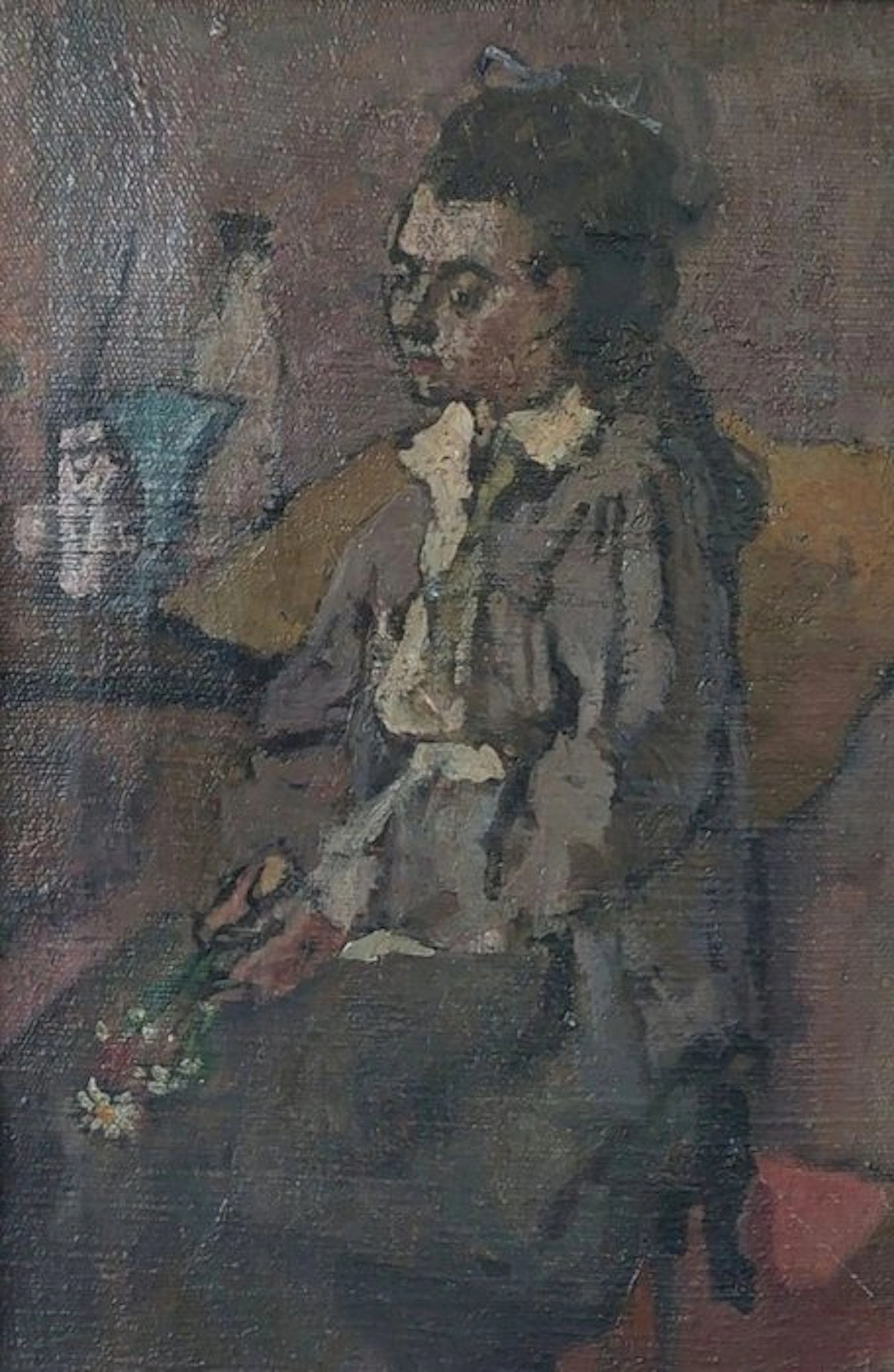 Gianni Vagnetti (1897-1956) - Educanda con fiori