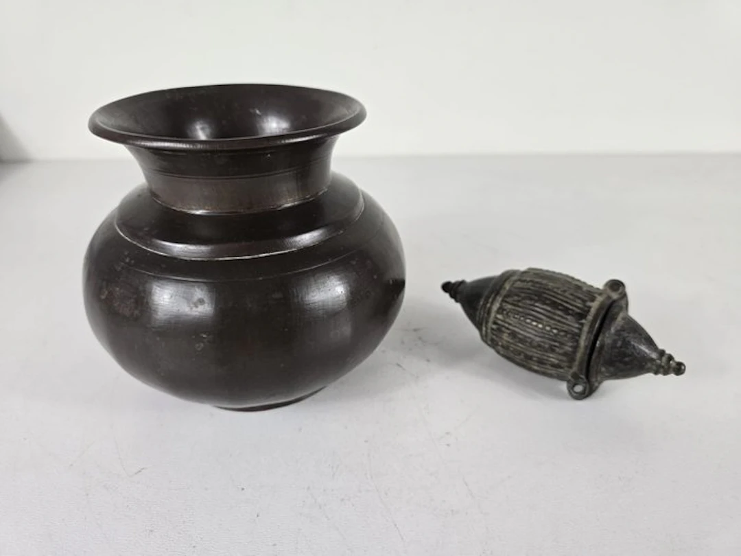 Pot - Bronze - Lota water pot, limescale holder