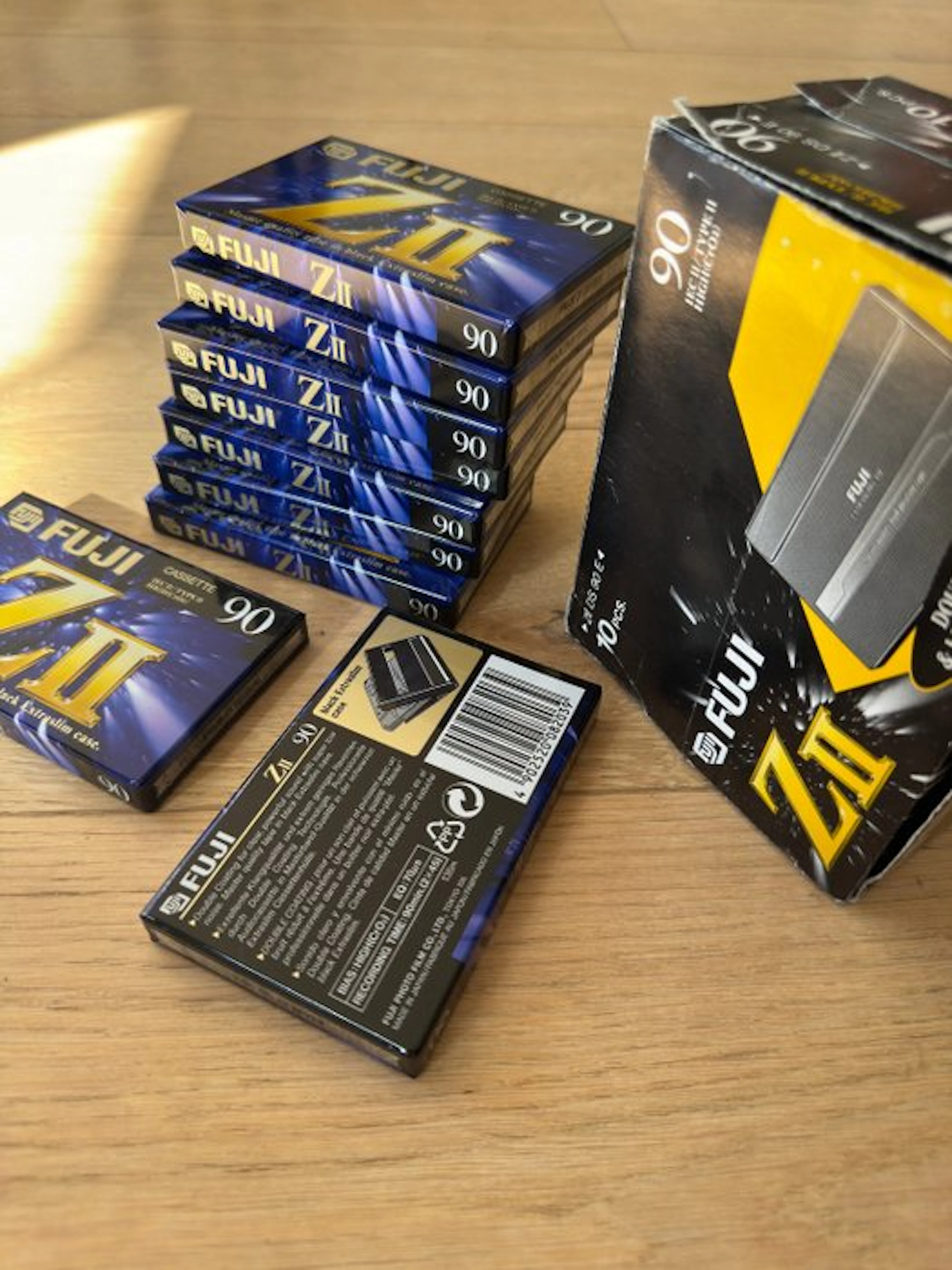 Fuji, Sony - CDit II 90 - ZII Type II (High Position/Bias) Blank audio cassette