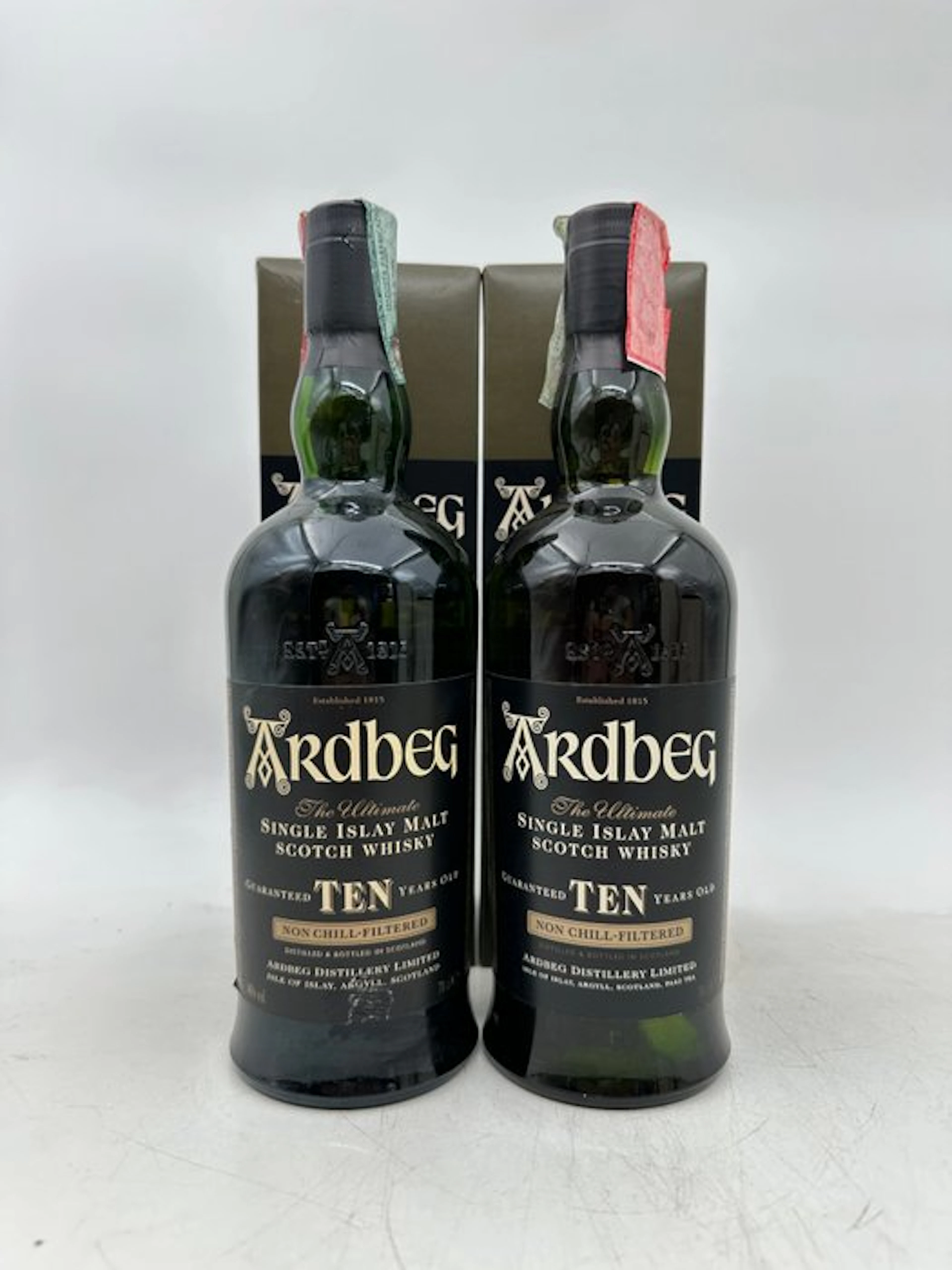 Ardbeg 10 years old - b. 2000s - 70cl - 2 bottles
