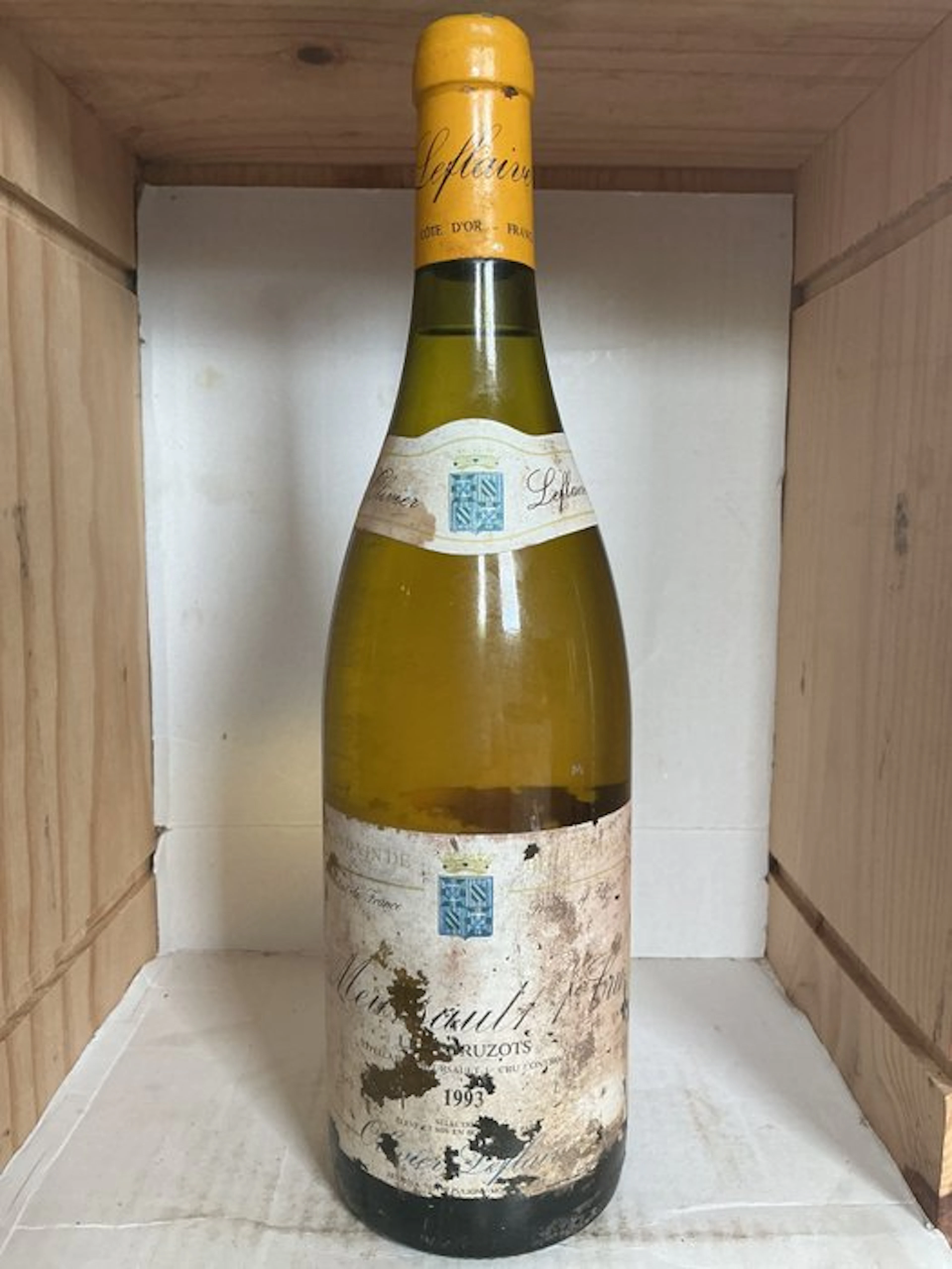 1993 Olivier Leflaive "Les Poruzots" - Meursault 1er Cru - 1 Bottle (0.75L)