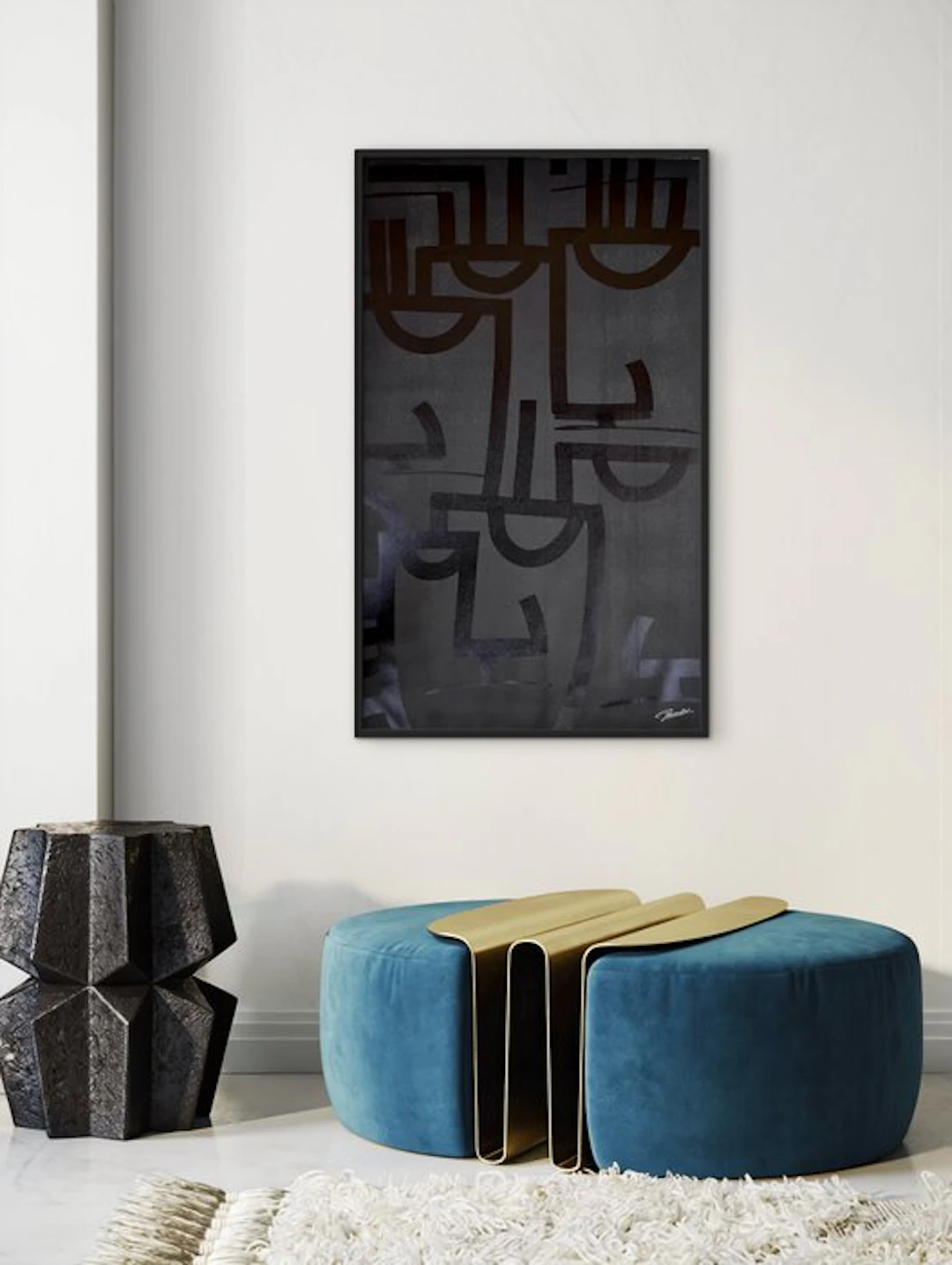 Bamèr - The silent expectation (XL), (unique work)