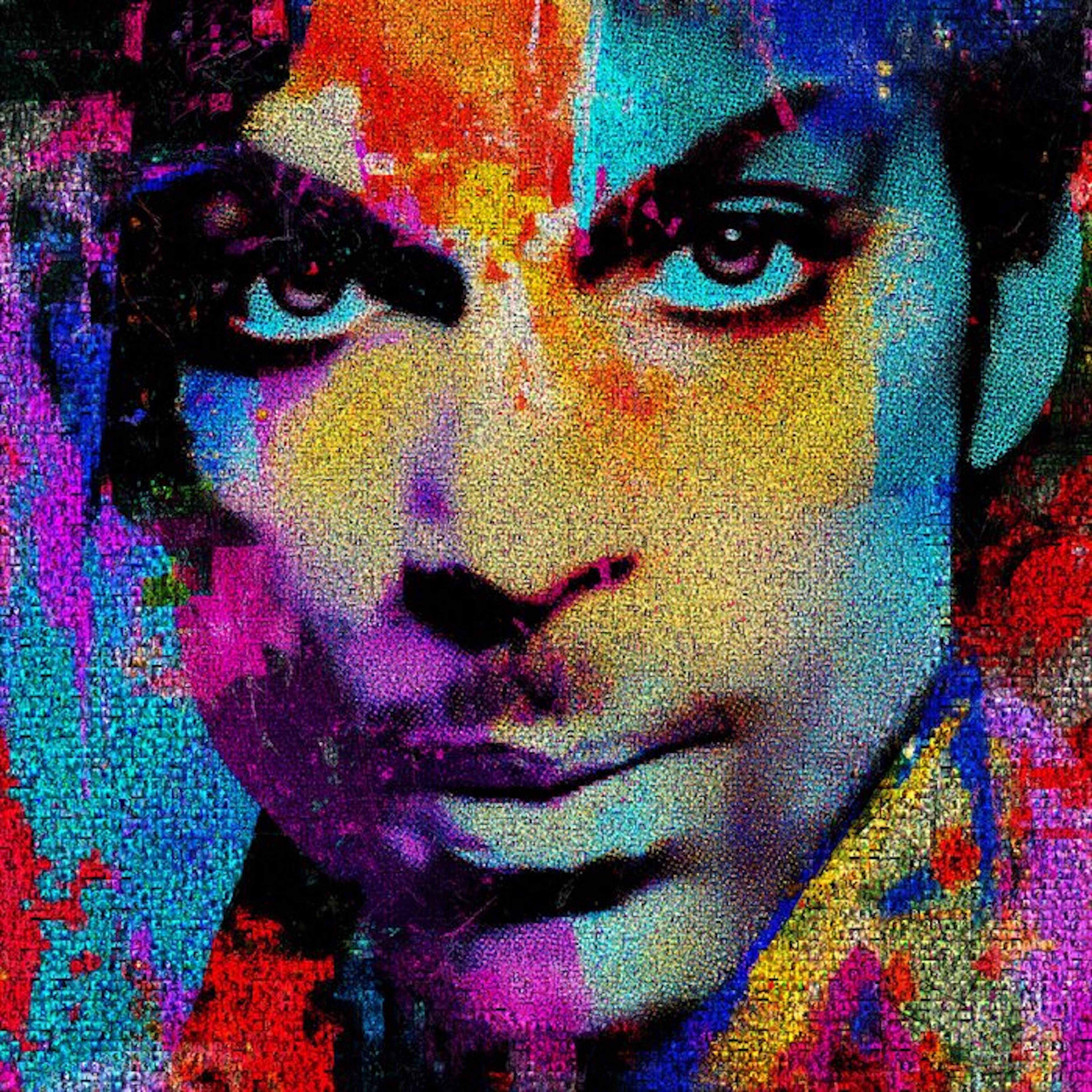 David Law - Purple King VII - Prince - Format XL 60x60