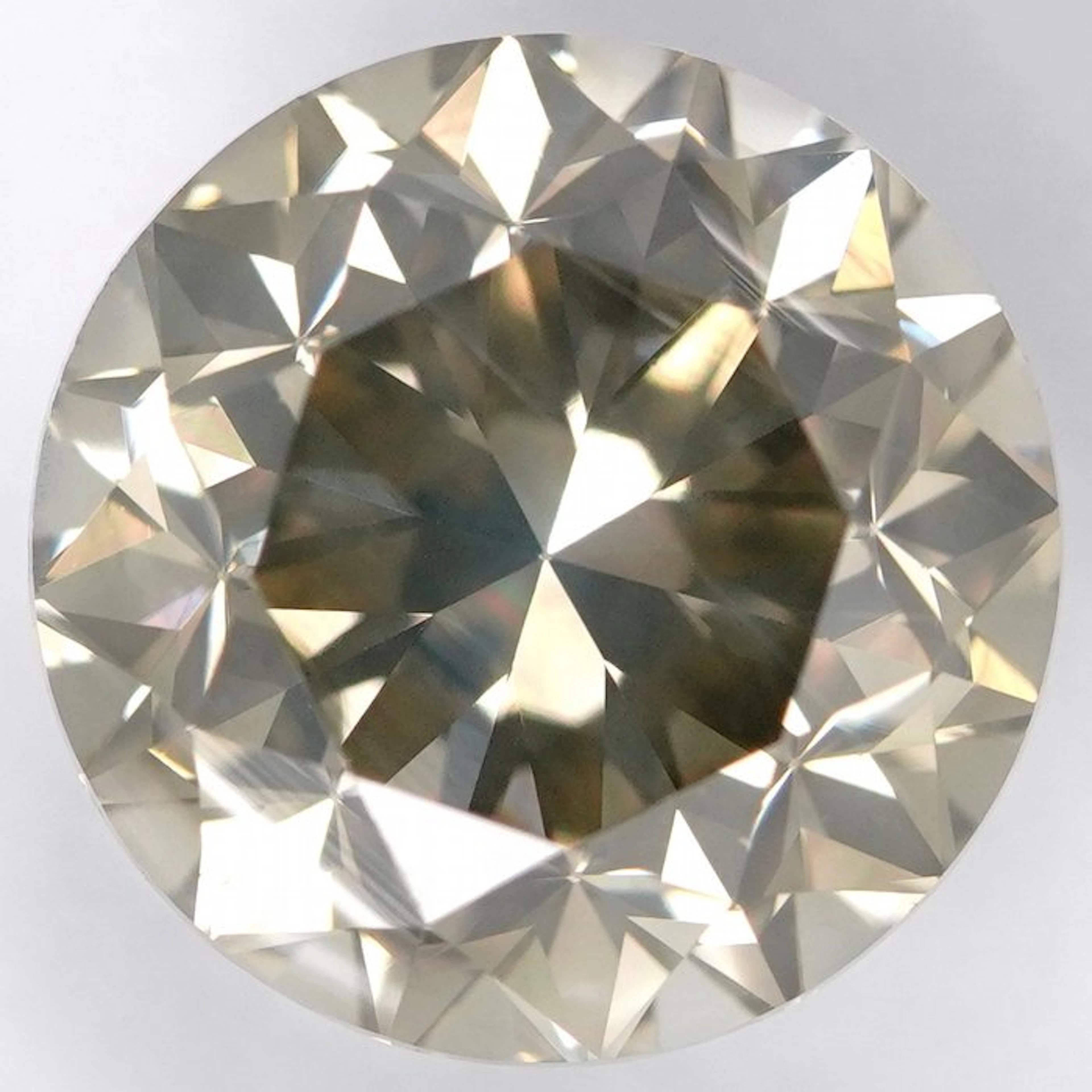 1 pcs Diamond (Natural coloured) - 2.60 ct - Round...