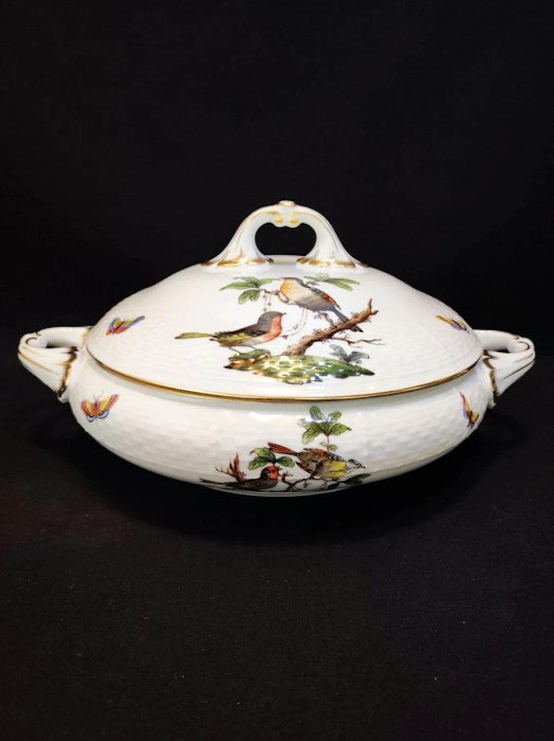 Herend - Tureen - 93/RO runde Terrine/Schüssel/Schale mit...