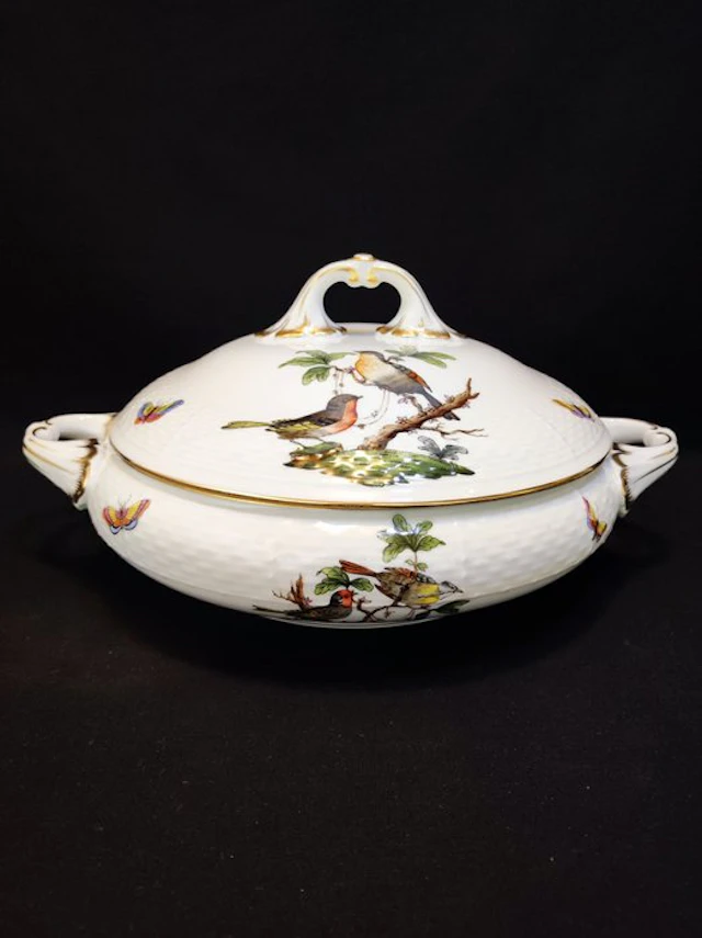 Herend - Tureen - 93/RO runde Terrine/Schüssel/Schale mit...