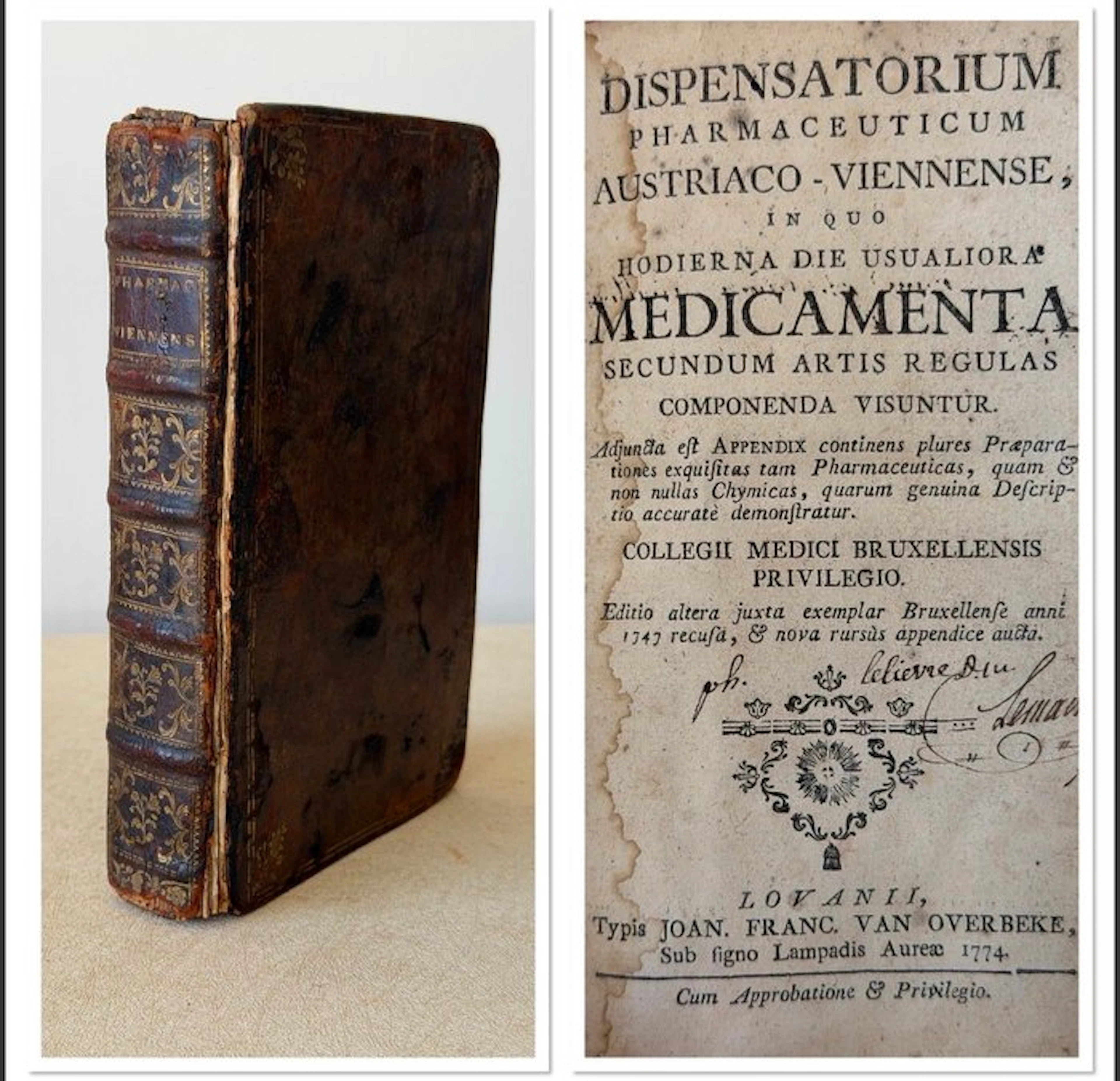 Collectif - Dispensatorium Pharmaceuticum Austriaco-Viennense - 1774