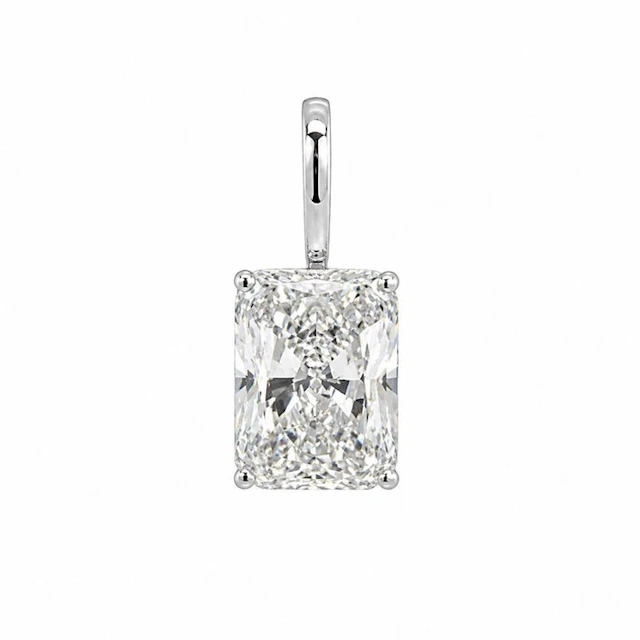 No reserve price - Pendant - 14 kt. White gold - 4.00ct. tw. Diamond