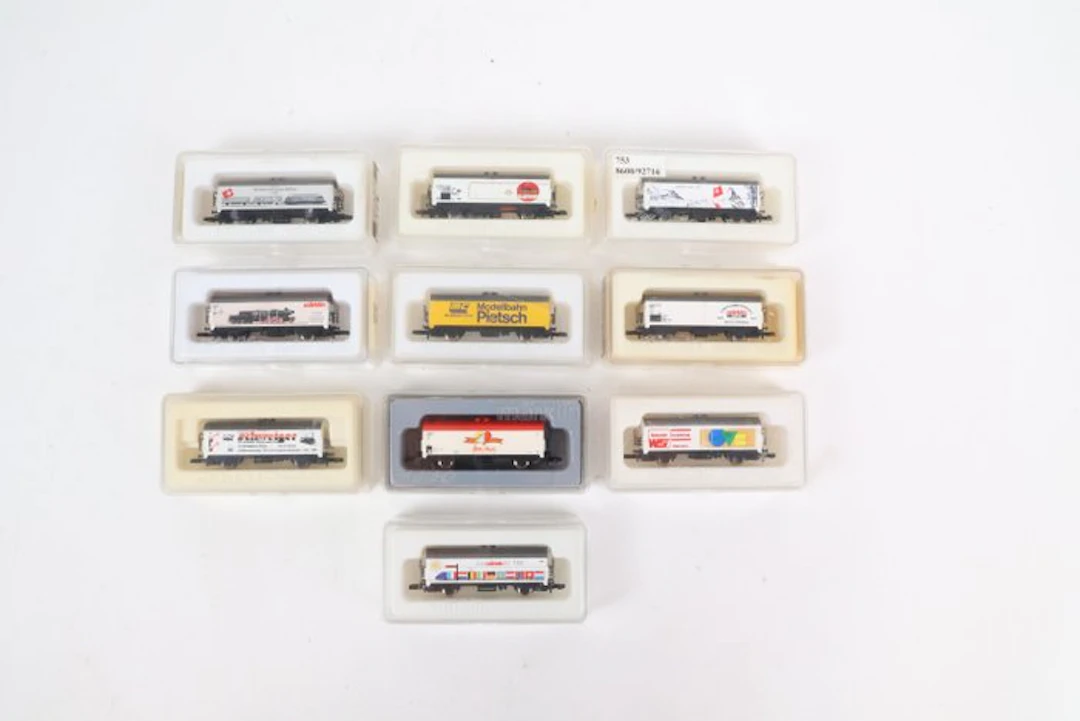Märklin Z - Model train freight carriage (10)...