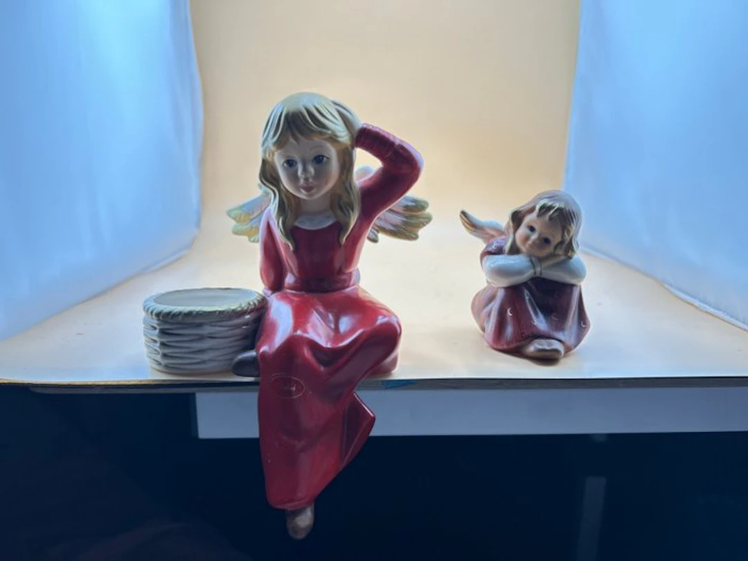 Goebel - Figure - Sitzende Engel-Figuren (2) - Porcelain