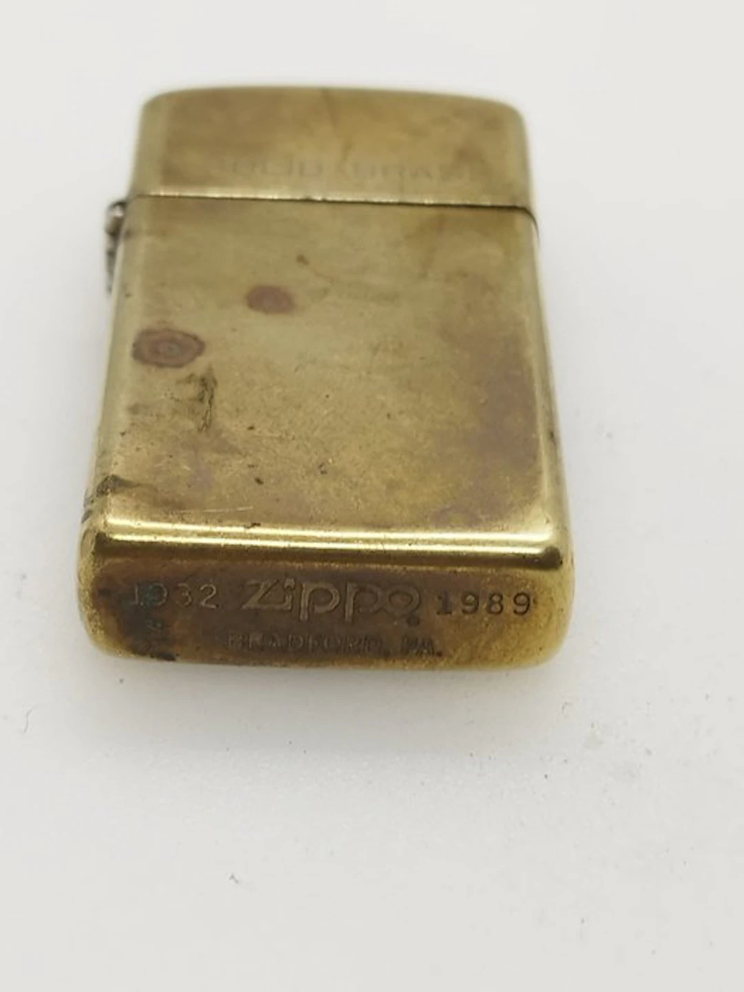 Zippo de latón macizo (Solid Brass) de la edición...