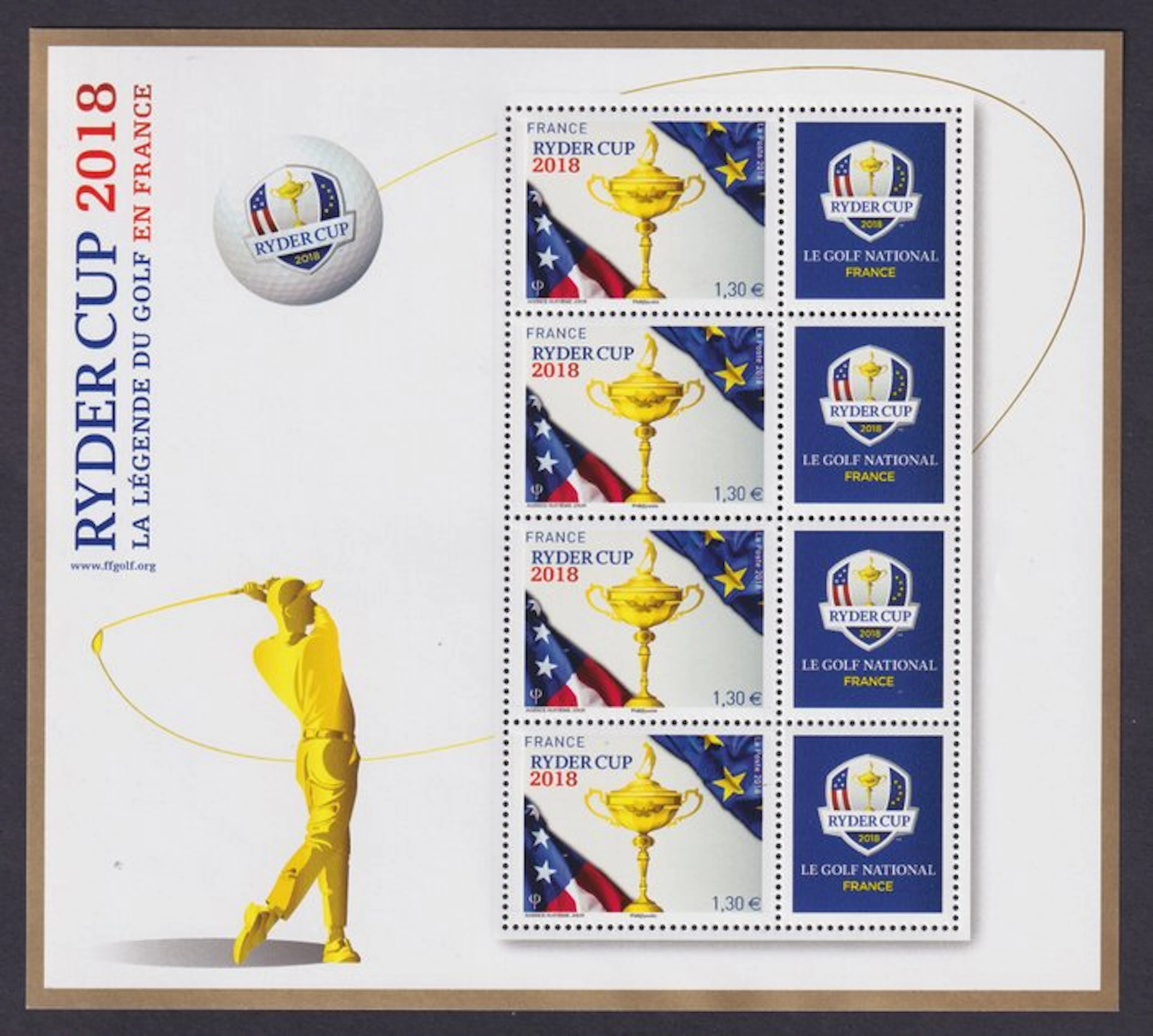 France 2018 - Leaflet for the 2018 Ryder Cup golf