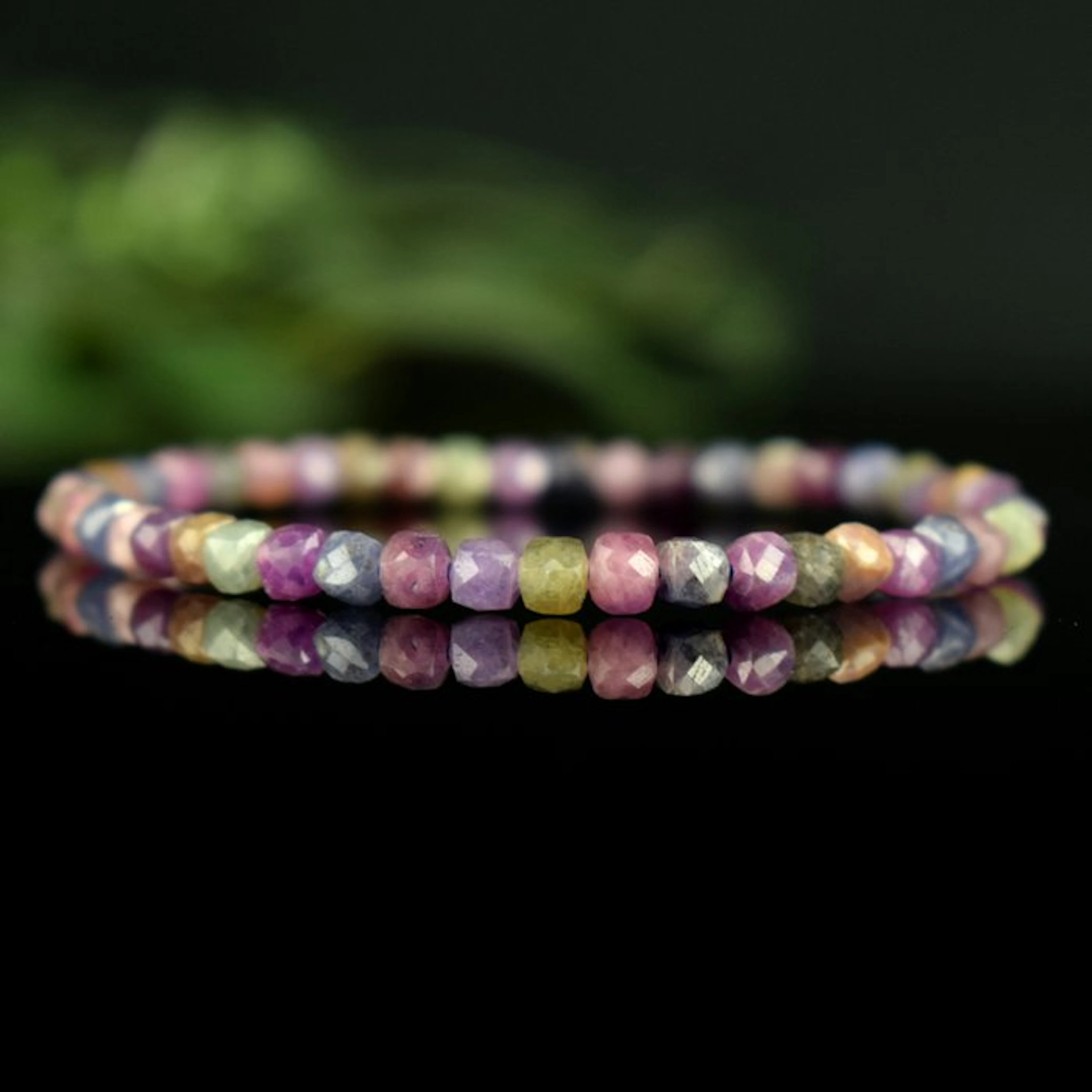 Natural multicolored sapphires – exceptional – natural colors- 8 g