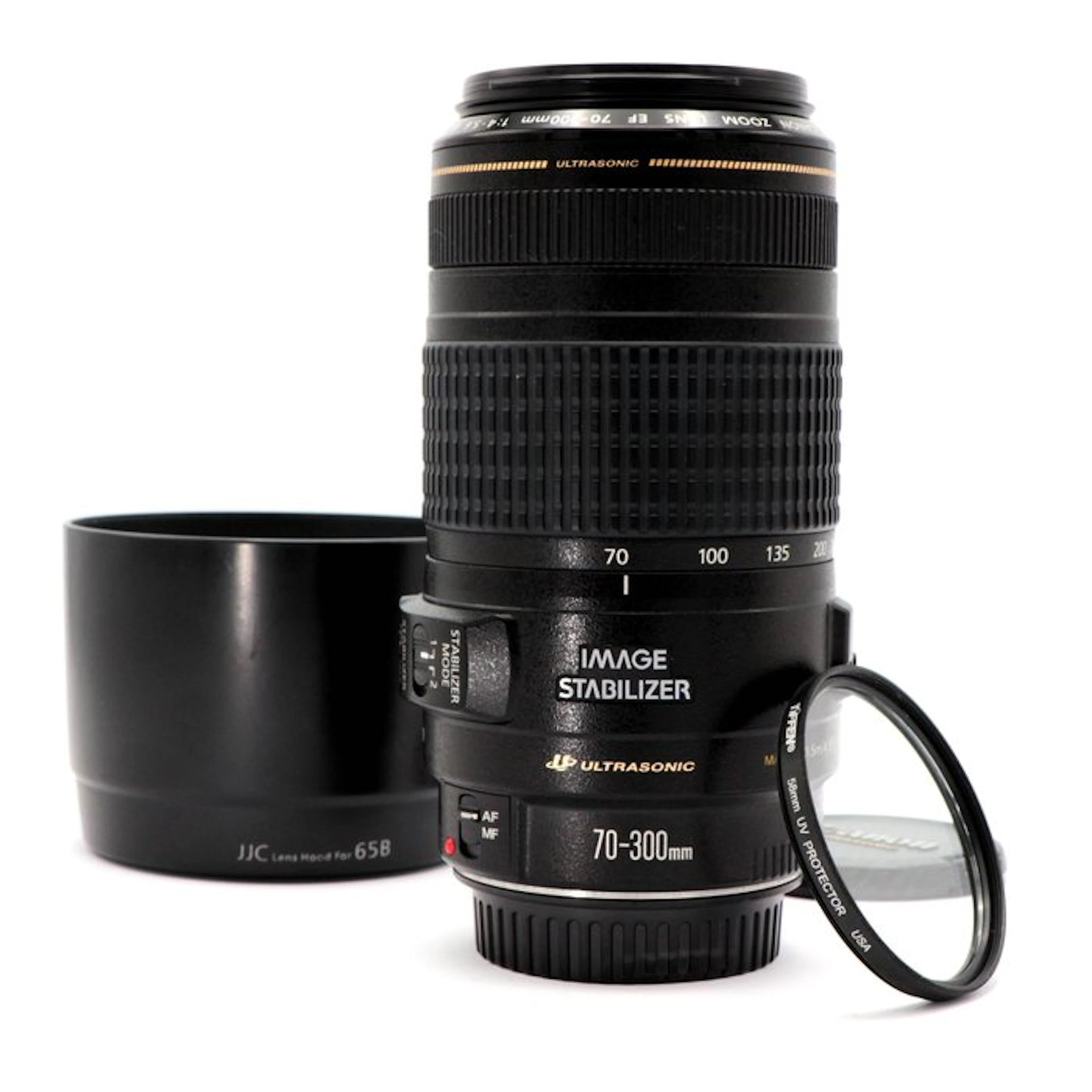 Canon EF 70-300mm f/4-5.6 IS USM met zonnekap #PRO TELE | Zoomlens