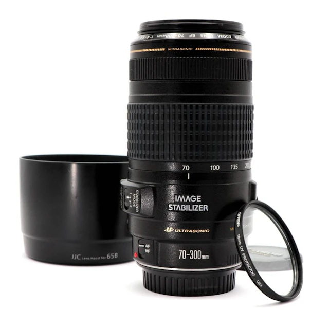 Canon EF 70-300mm f/4-5.6 IS USM met zonnekap #PRO TELE | Zoomlens
