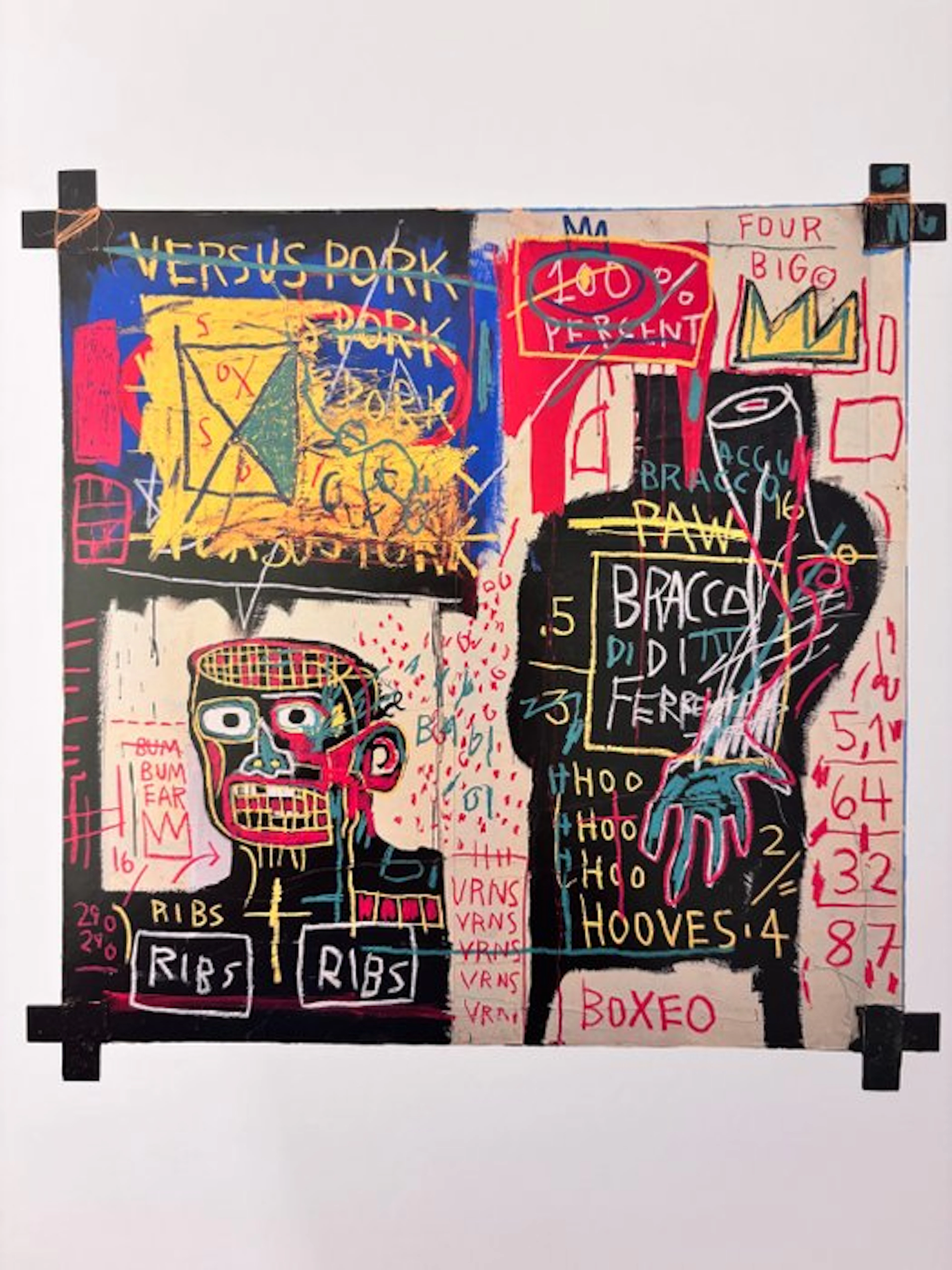 Jean-Michel Basquiat - The Italian Version of Popeye has...