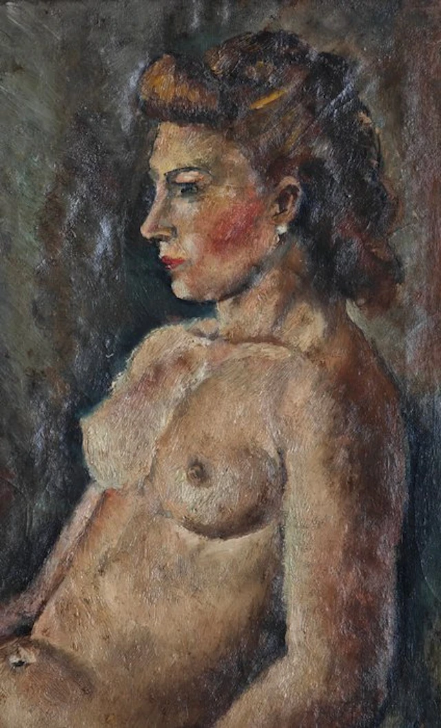 École moderniste française (XIX-XX) - La Femme au regard lointain