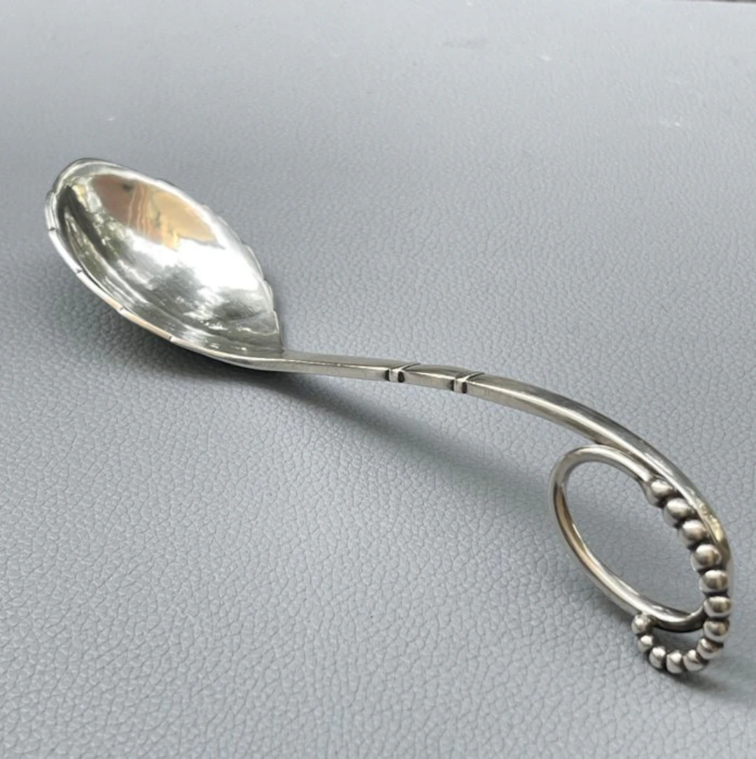 Georg Jensen - Spoon - Ornamental - .830 silver - Early Georg Jensen spoon