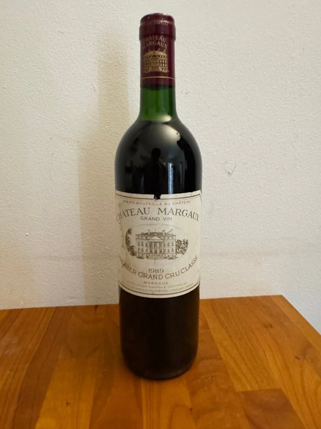 1989 Château Margaux - Margaux 1er Grand Cru Classé - 1 Bottle (0.75L)