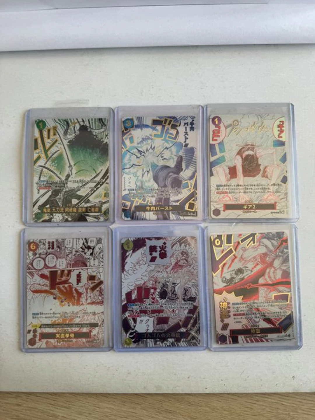 Bandai - 6 Card - One Piece - EVENT MANGA