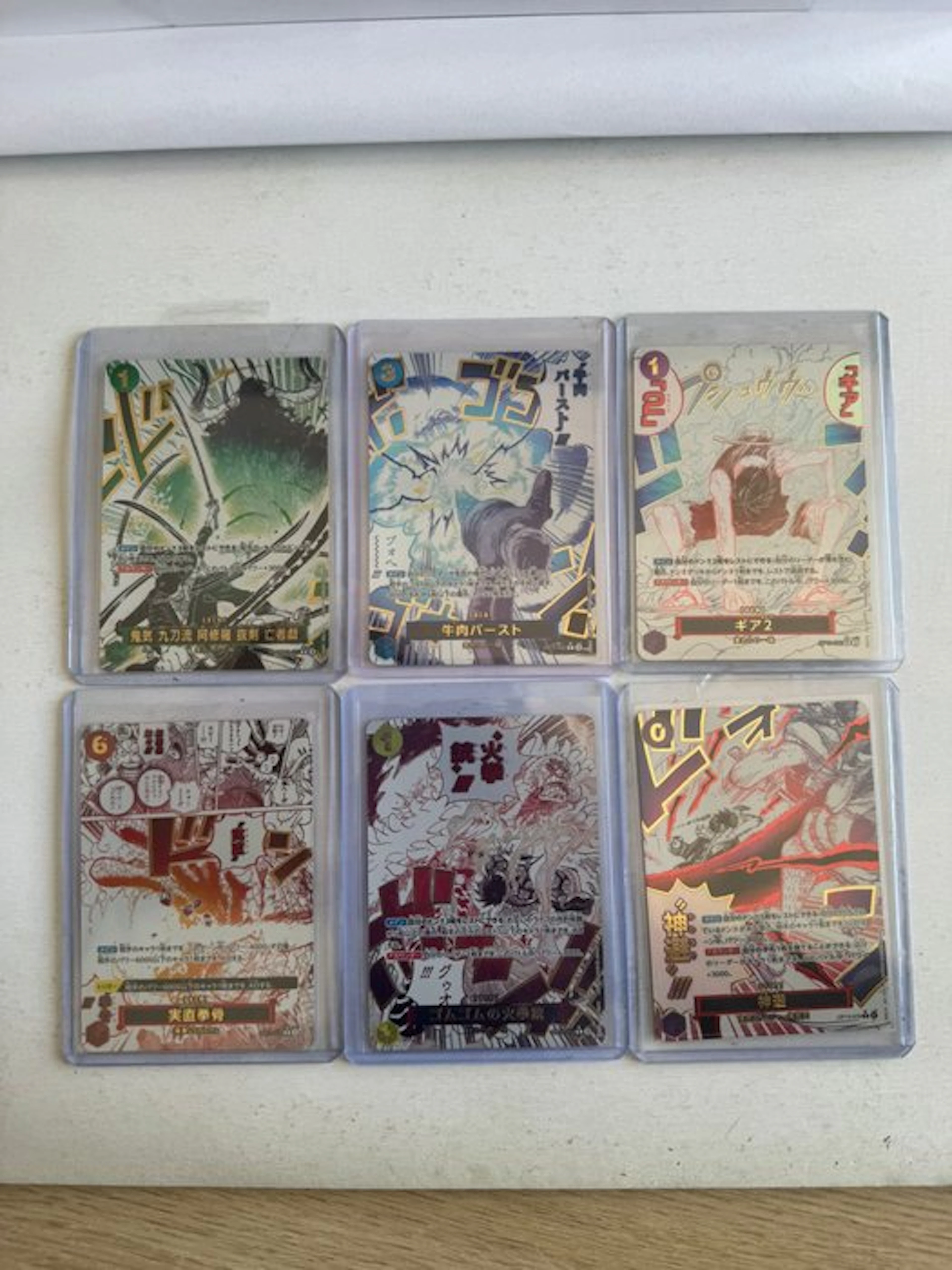 Bandai - 6 Card - One Piece - EVENT MANGA