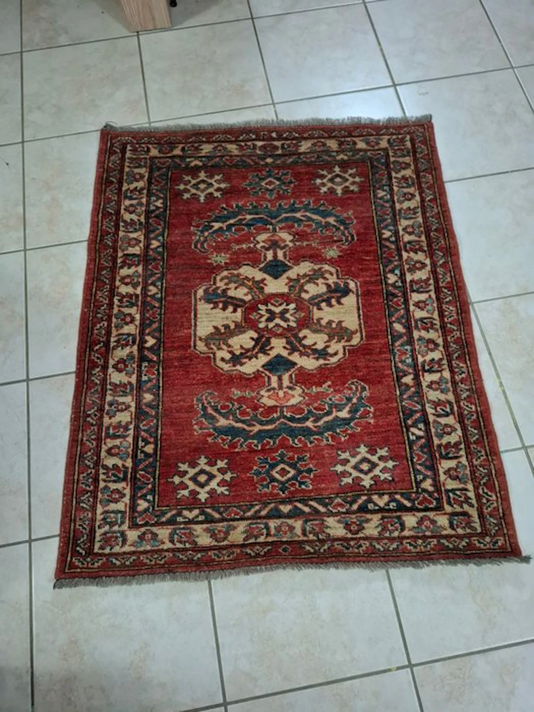 Bränd - kazak - Pakistan - Rug - 98 cm - 80 cm - 100% wool fleece on the weave