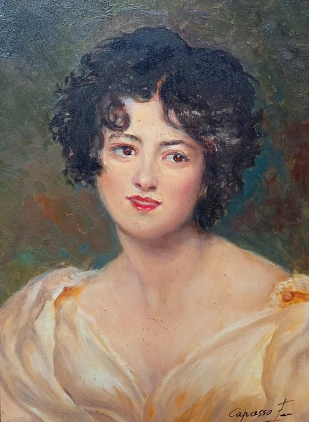 Scuola italiana (XX), Firmato F. Capasso - La Popolana