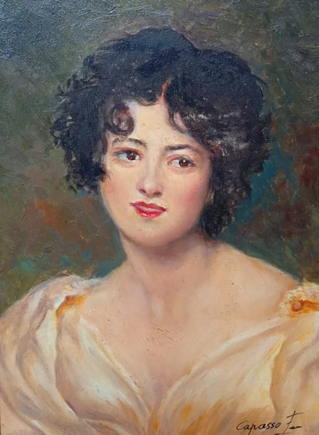 Scuola italiana (XX), Firmato F. Capasso - La Popolana
