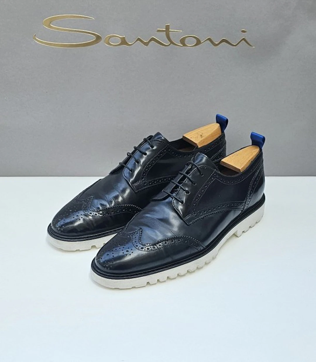 SANTONI -Limited Edition - Lace-up shoes - Size: EU 42, EU 42.5