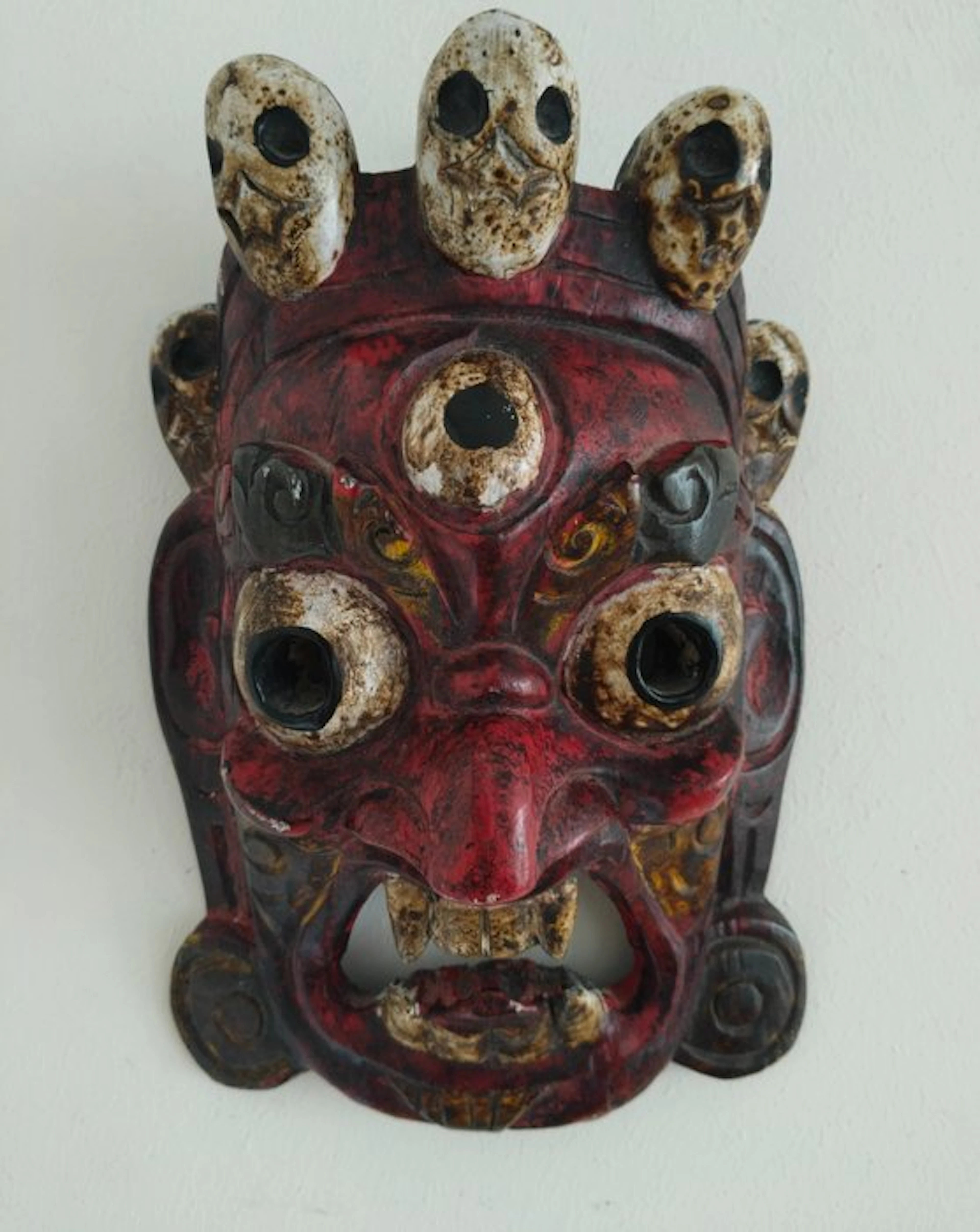 Mahakala mask - Wood - Tibet - 20th century