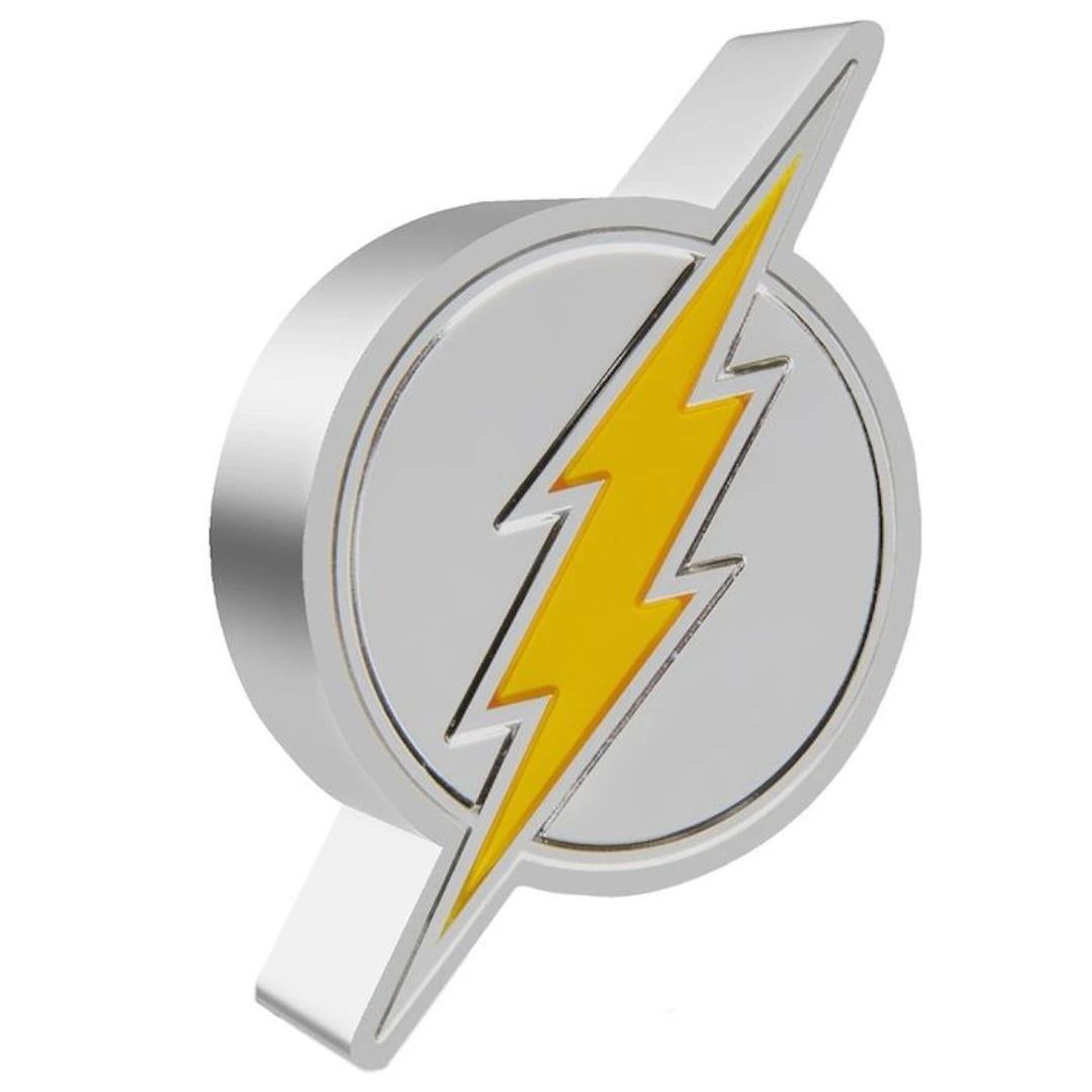 Niue. 2 Dollars 2021 DC Comics™ - The Flash™ Logo, 1 Oz (.999)