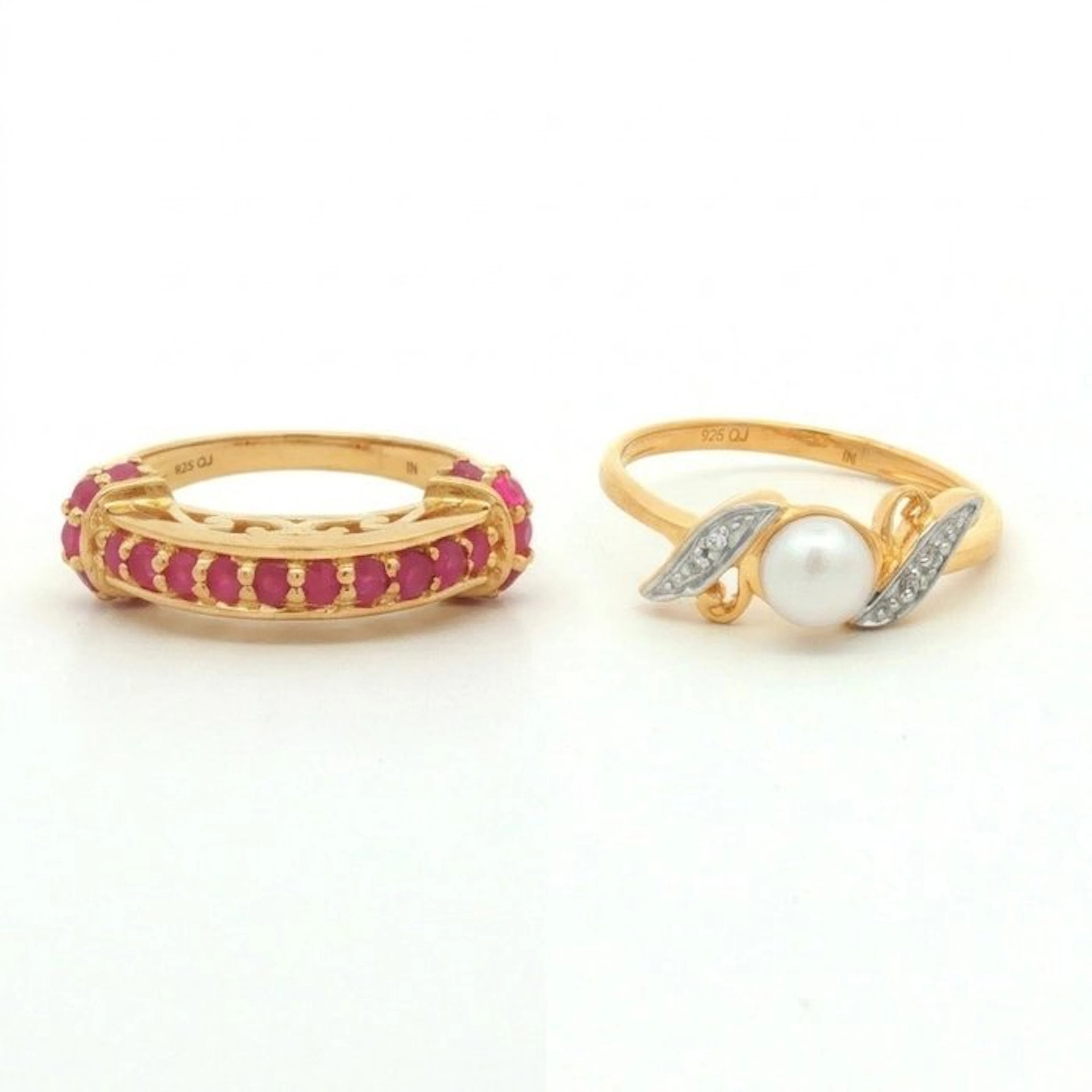 No reserve price - 2 piece jewellery set Silver