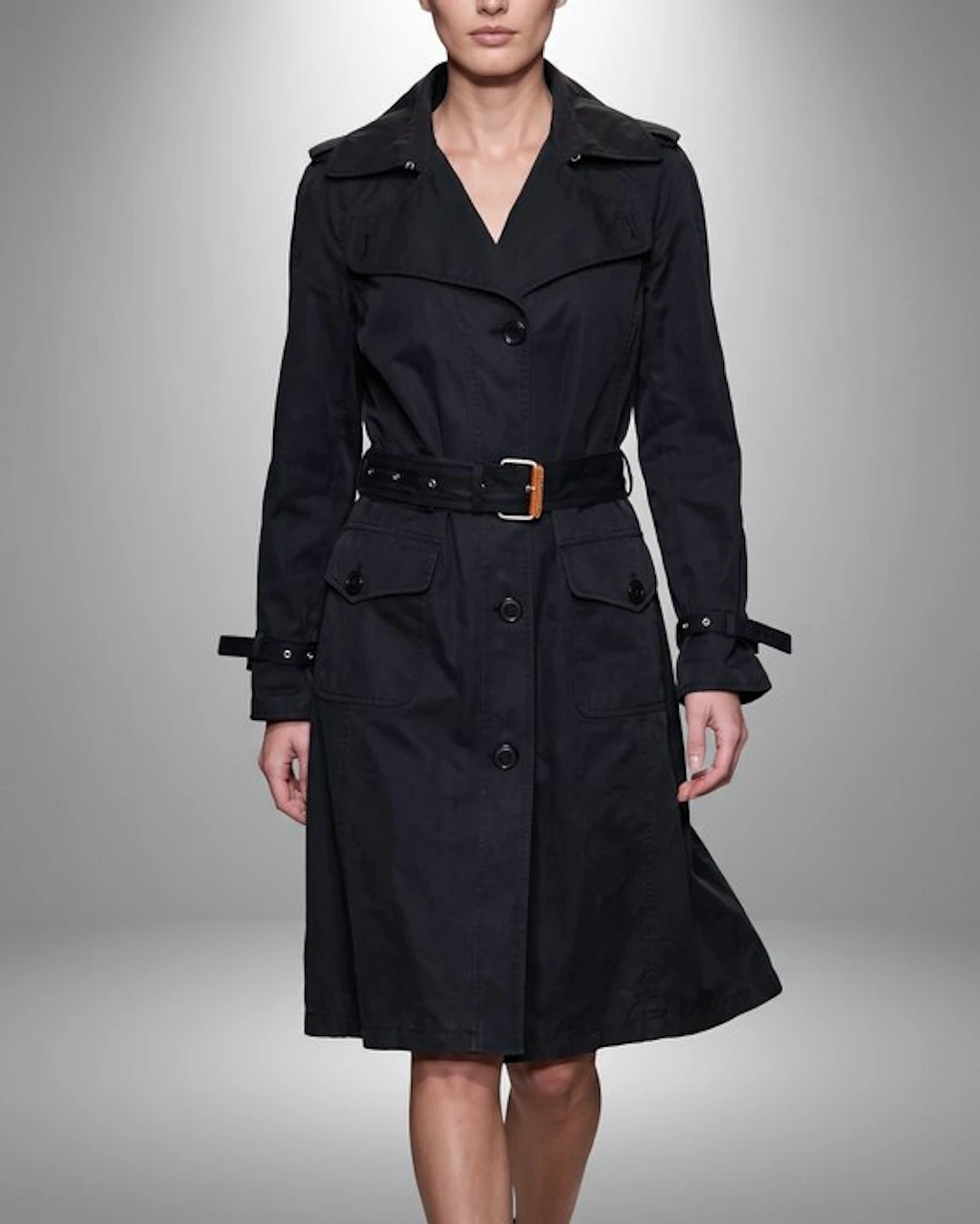 MAX MARA Chic Glamour Trench Jacket Coat Special Exclusive Collection -Tg