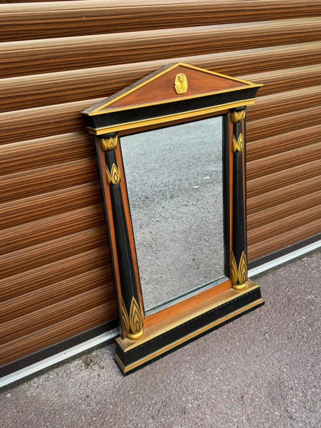 24kt gold, The Golden Mirror of Tutankhamun Mirror - 70 cm (No reserve price)