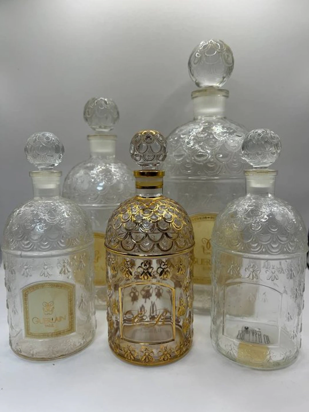 Perfume bottle (5) - Glass - Guerlain Abeilles 1000 ml