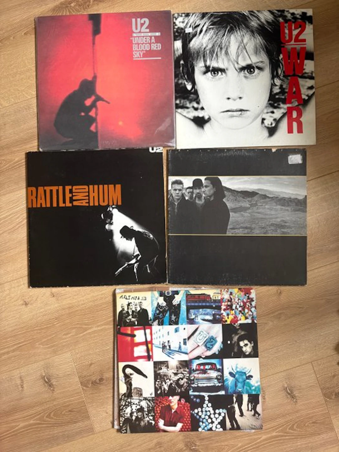 U2 - 5 Albums - LP albums (multiple items) - 1983