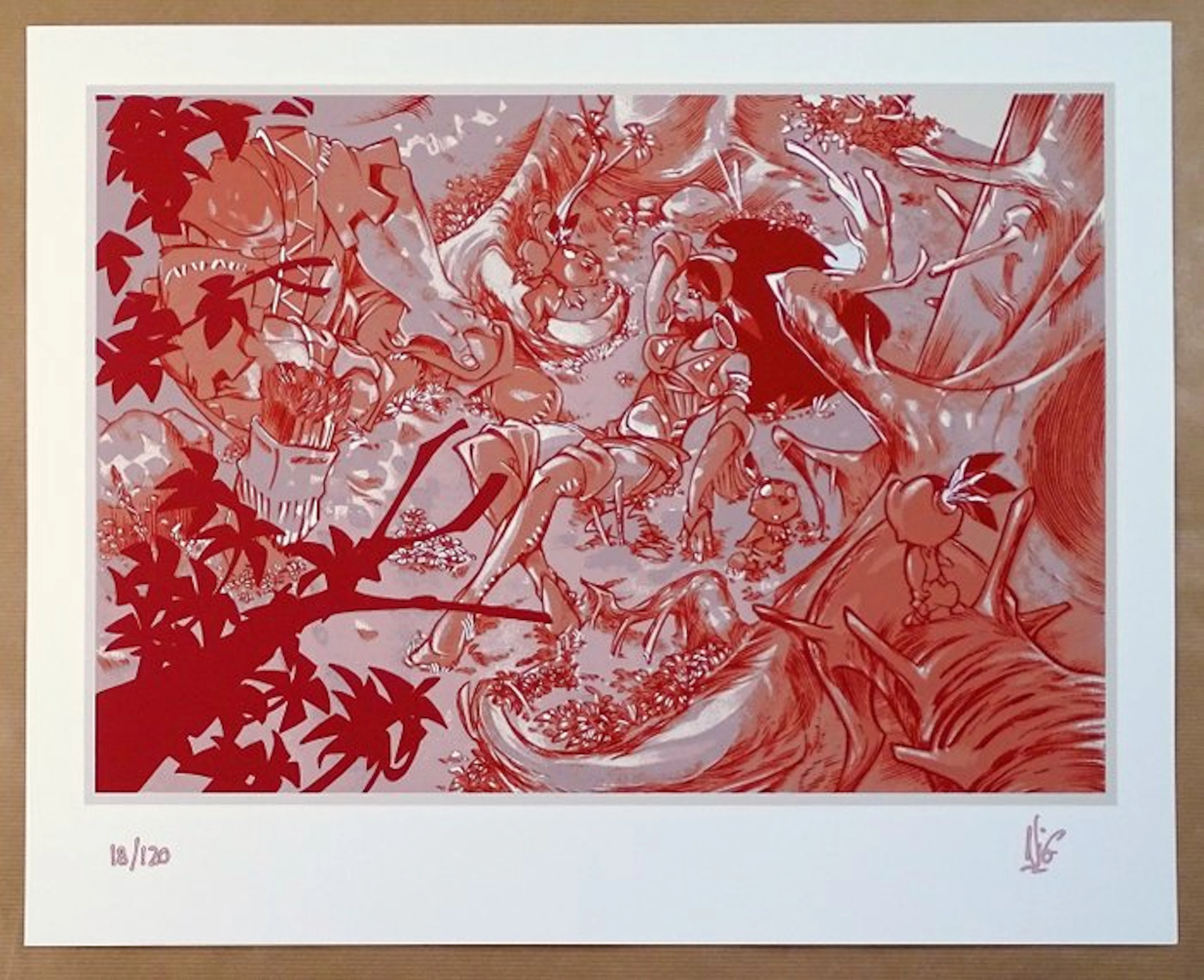 Keramidas, Nicolas - 1 Silkscreen - Luuna - La sieste