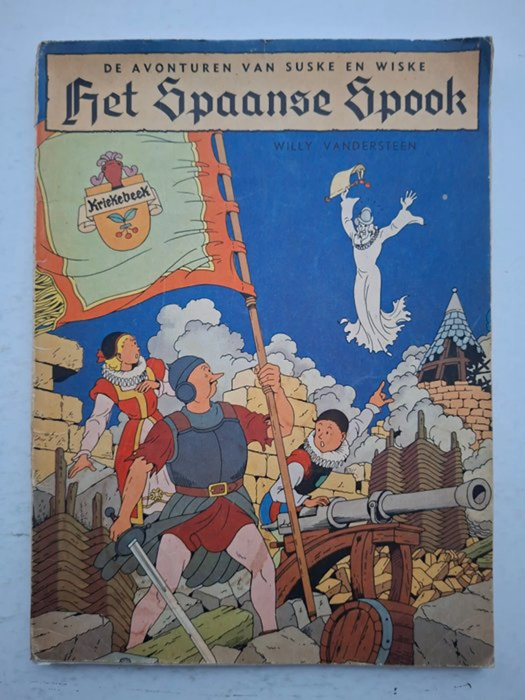 Suske en Wiske BR-02 - Het Spaanse spook - 1 Album - First edition - 1952