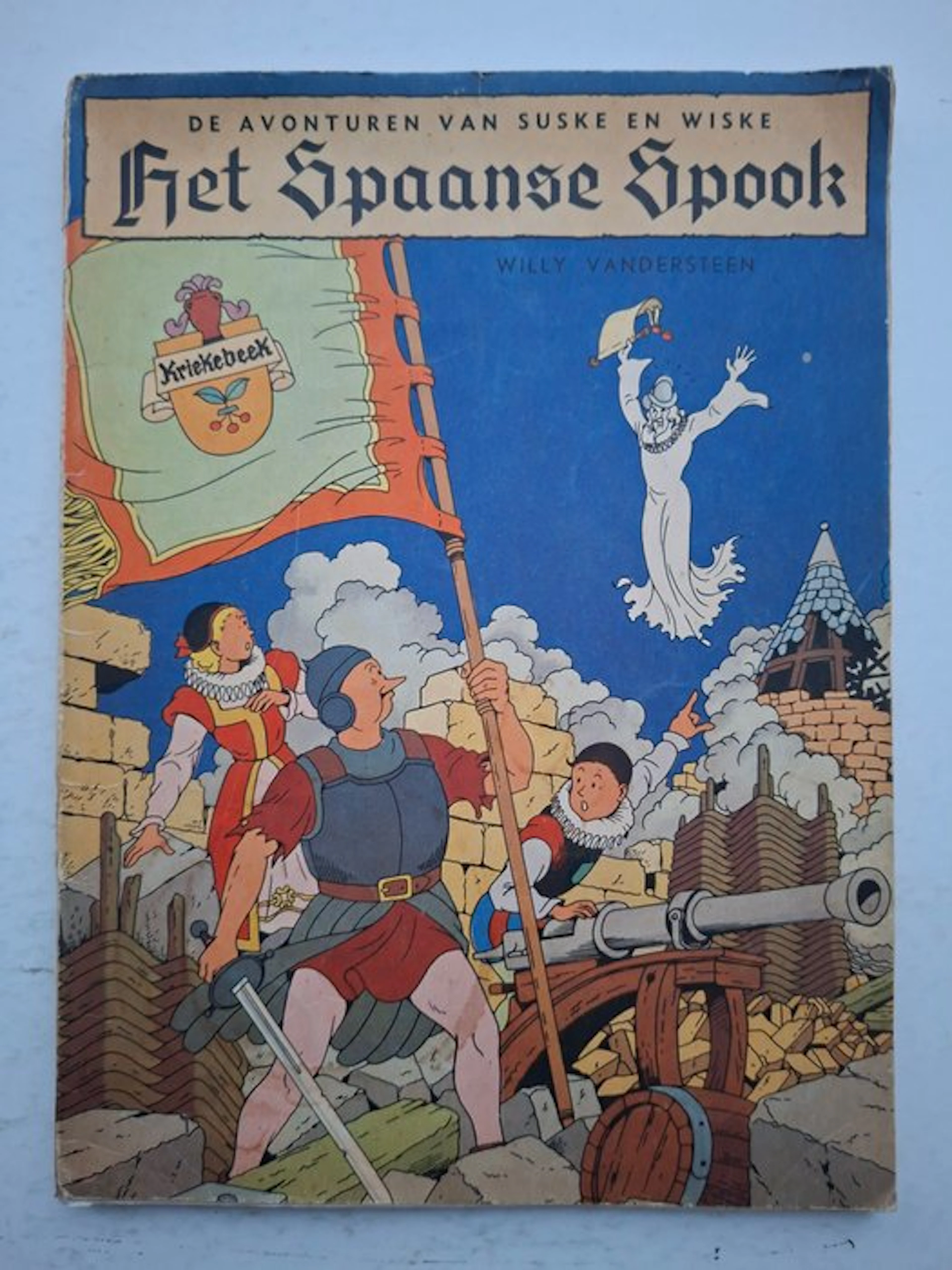 Suske en Wiske BR-02 - Het Spaanse spook - 1 Album - First edition - 1952