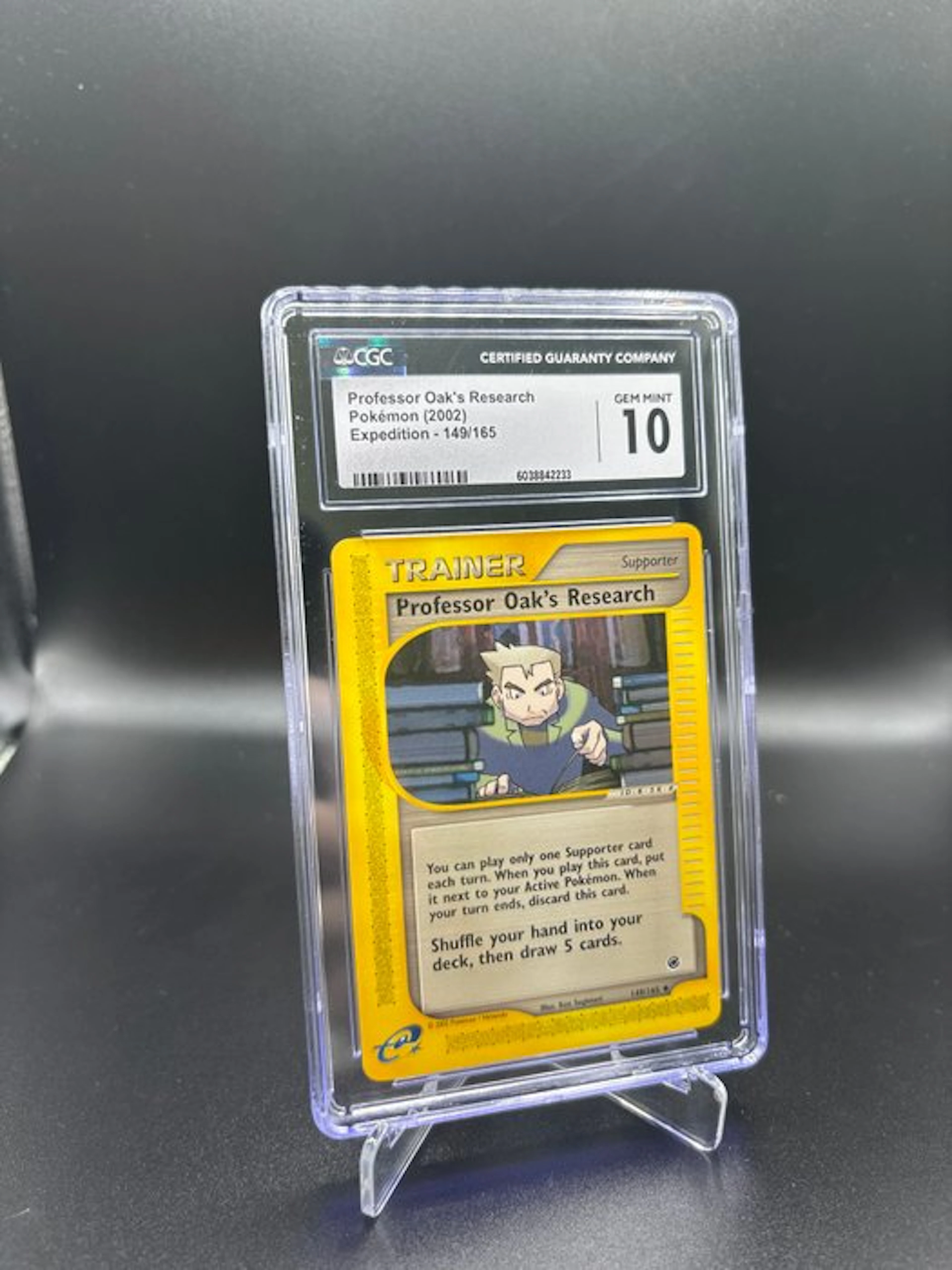 Pokémon - 1 Graded card - Professor Oak 149 Expedition - CGC 10