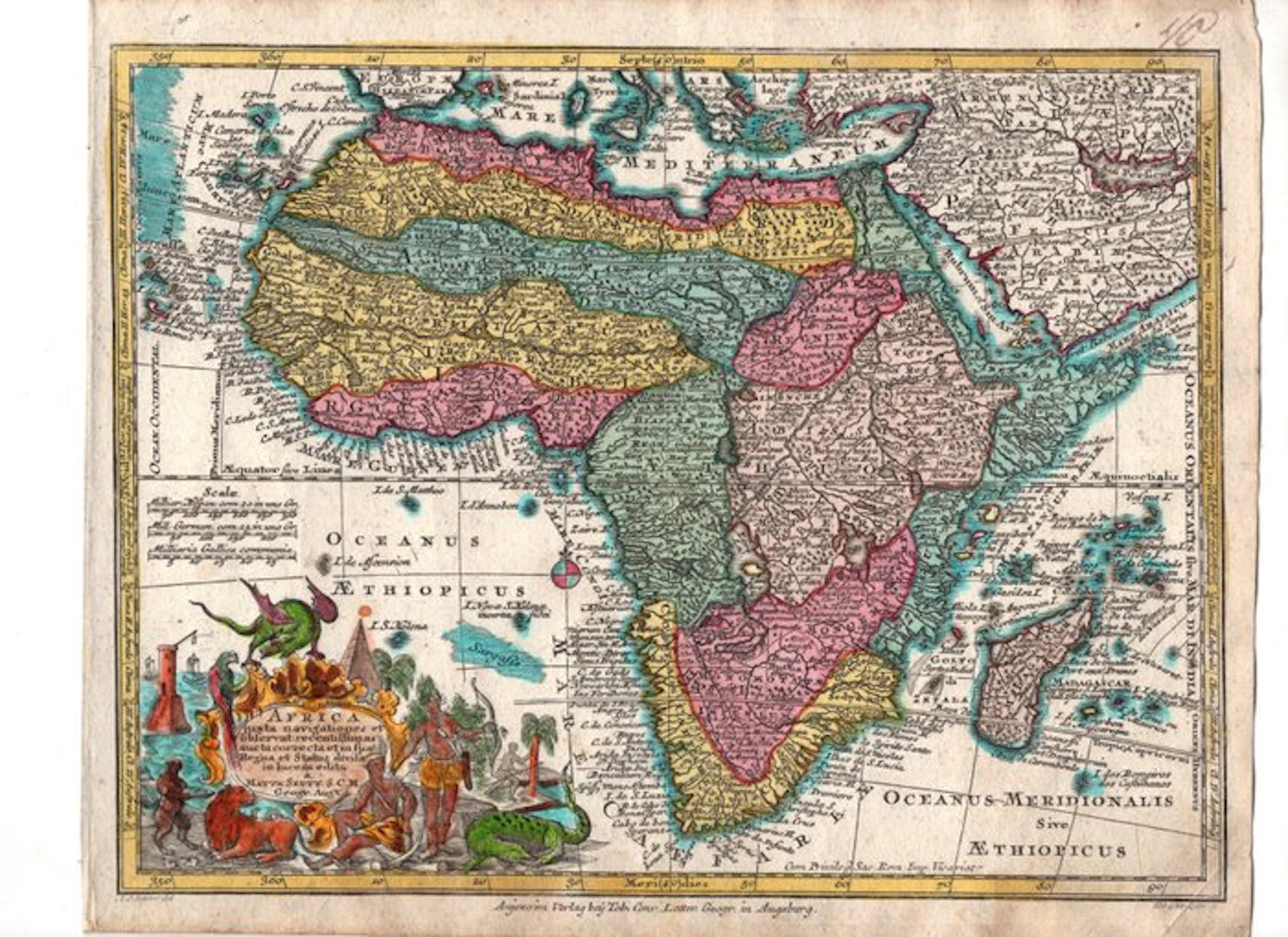 Africa - Africa; Seutter, Georg Matthaus (1678-1757) - Africa - 1721-1750