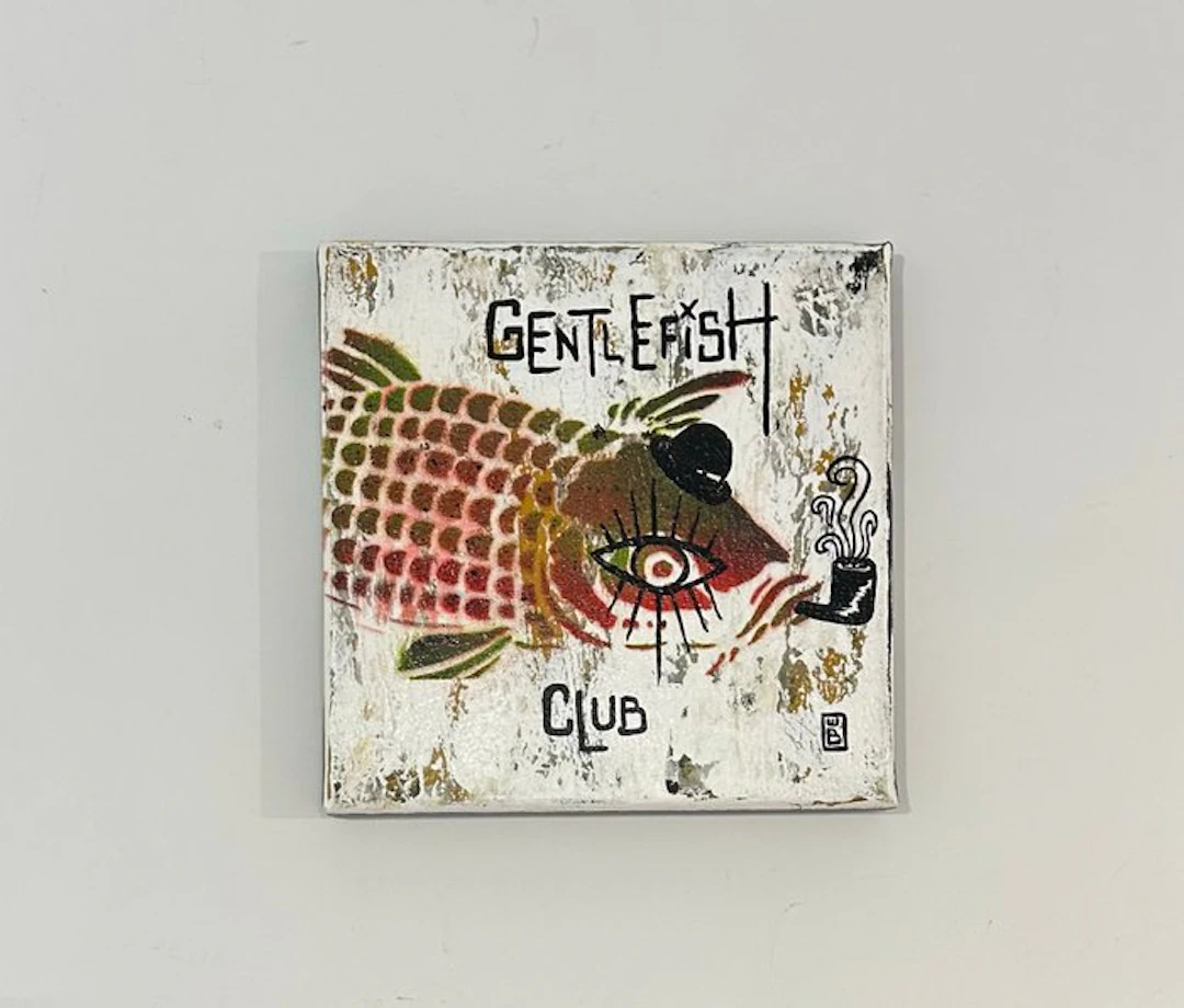 eR.B. - Street Art " Gentlefish Club "