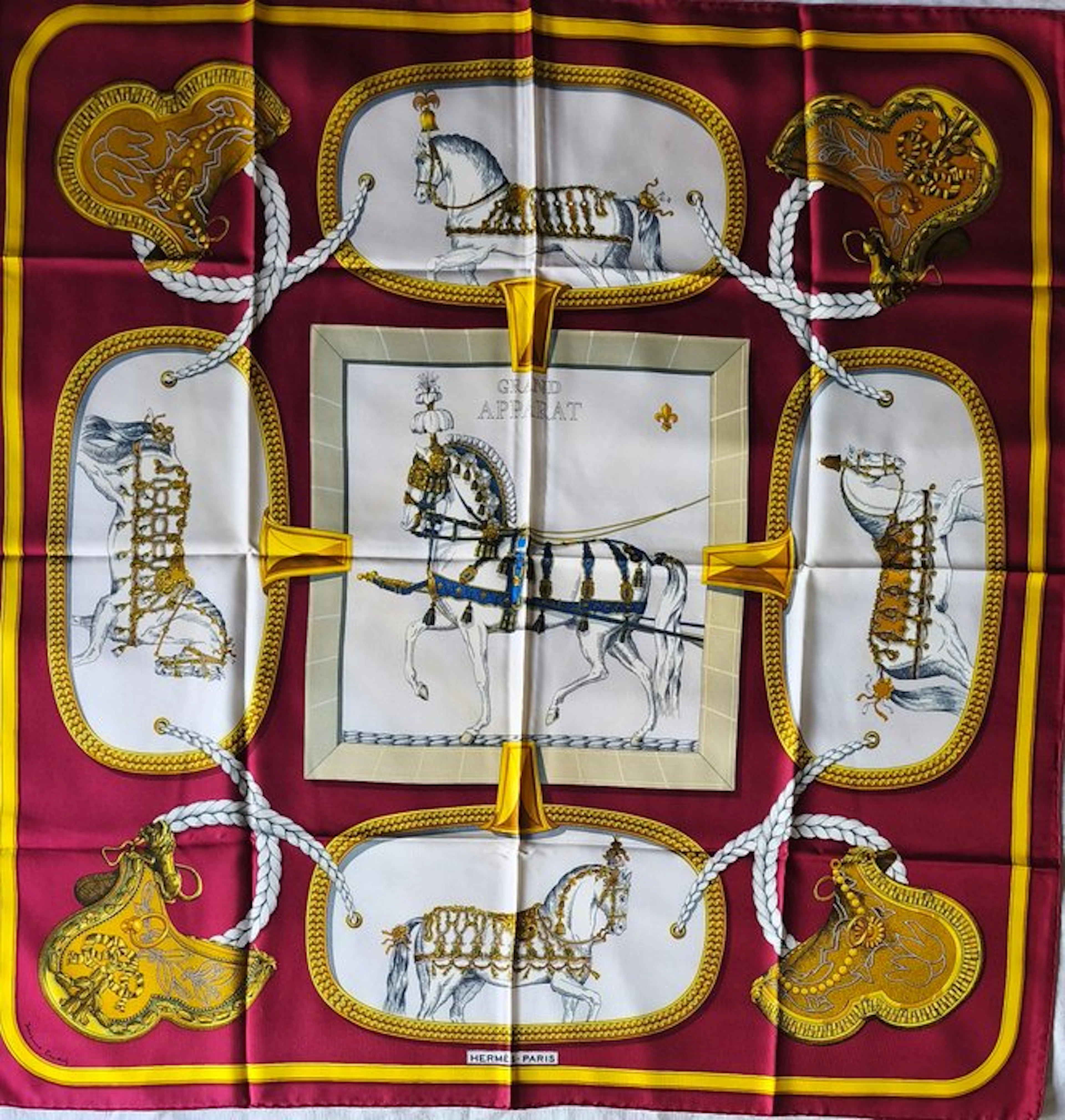 Hermès - GRAND APPARAT by Jacques Eudel - Foulard