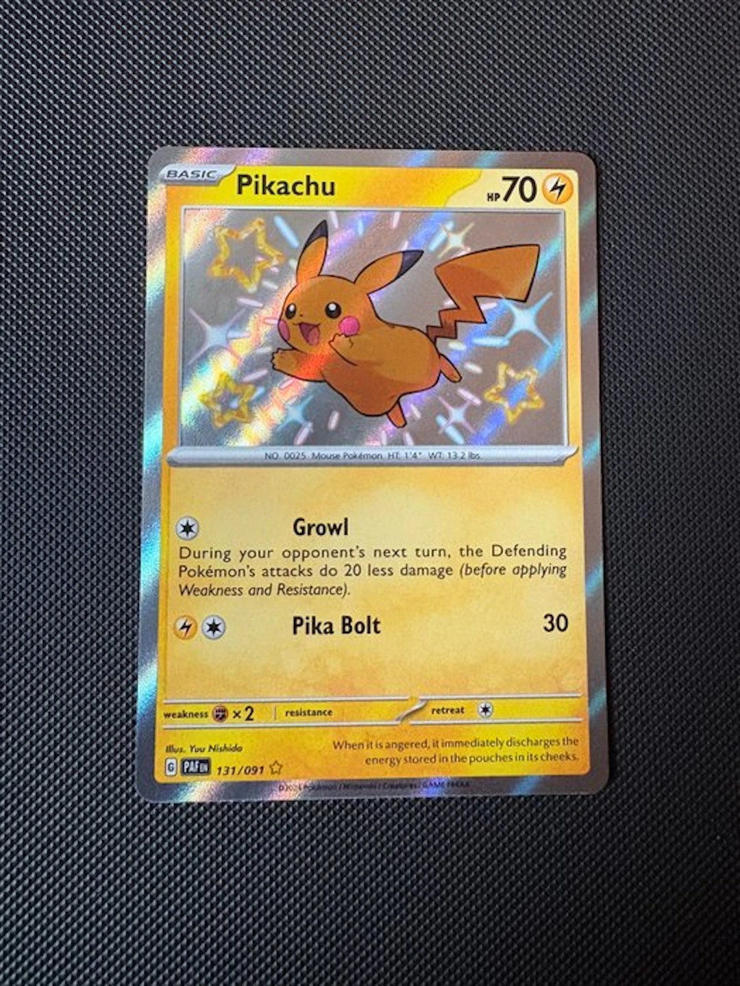 Pokémon - 1 Card - Pikachu 131/091 Foil