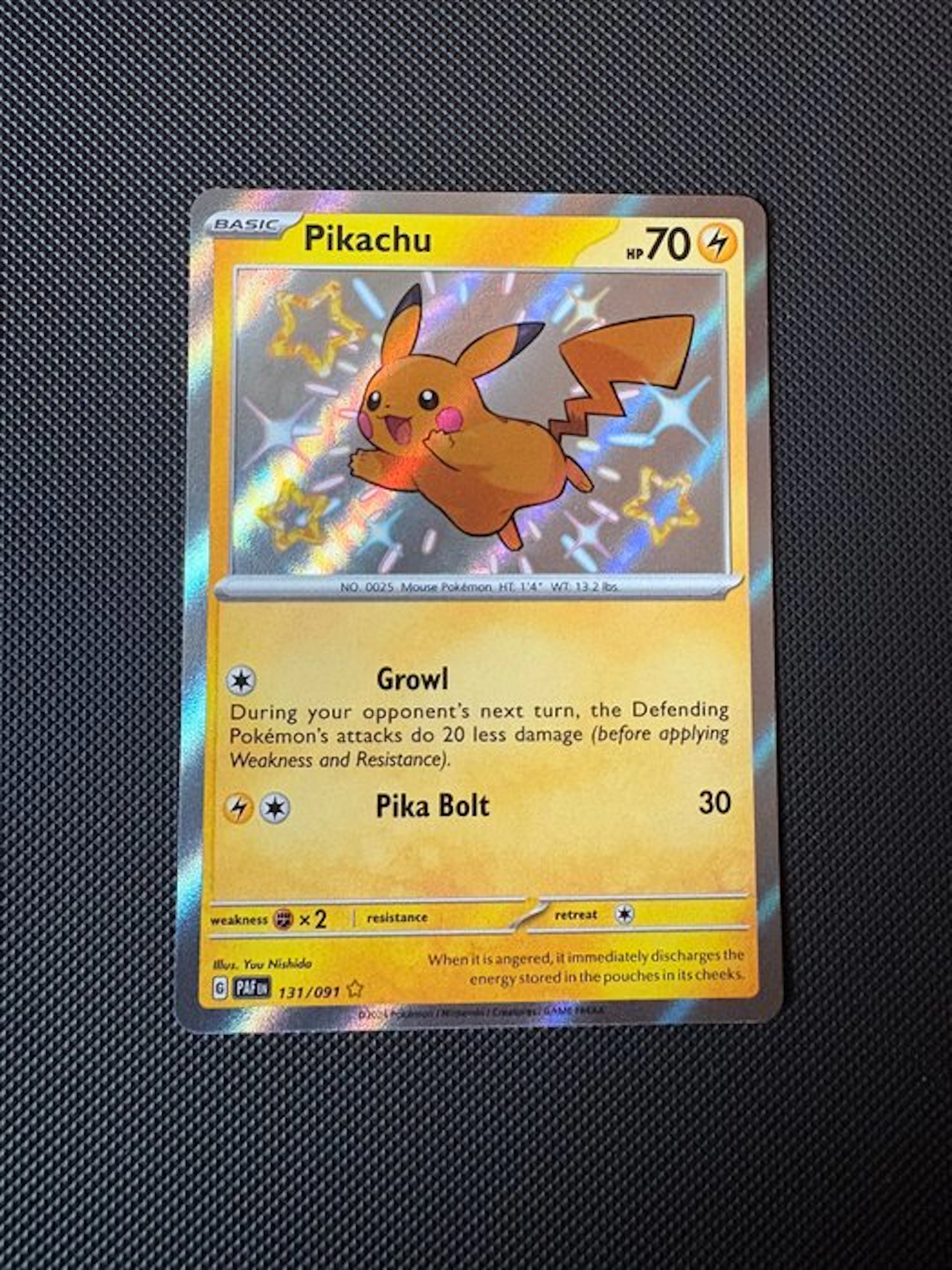 Pokémon - 1 Card - Pikachu 131/091 Foil