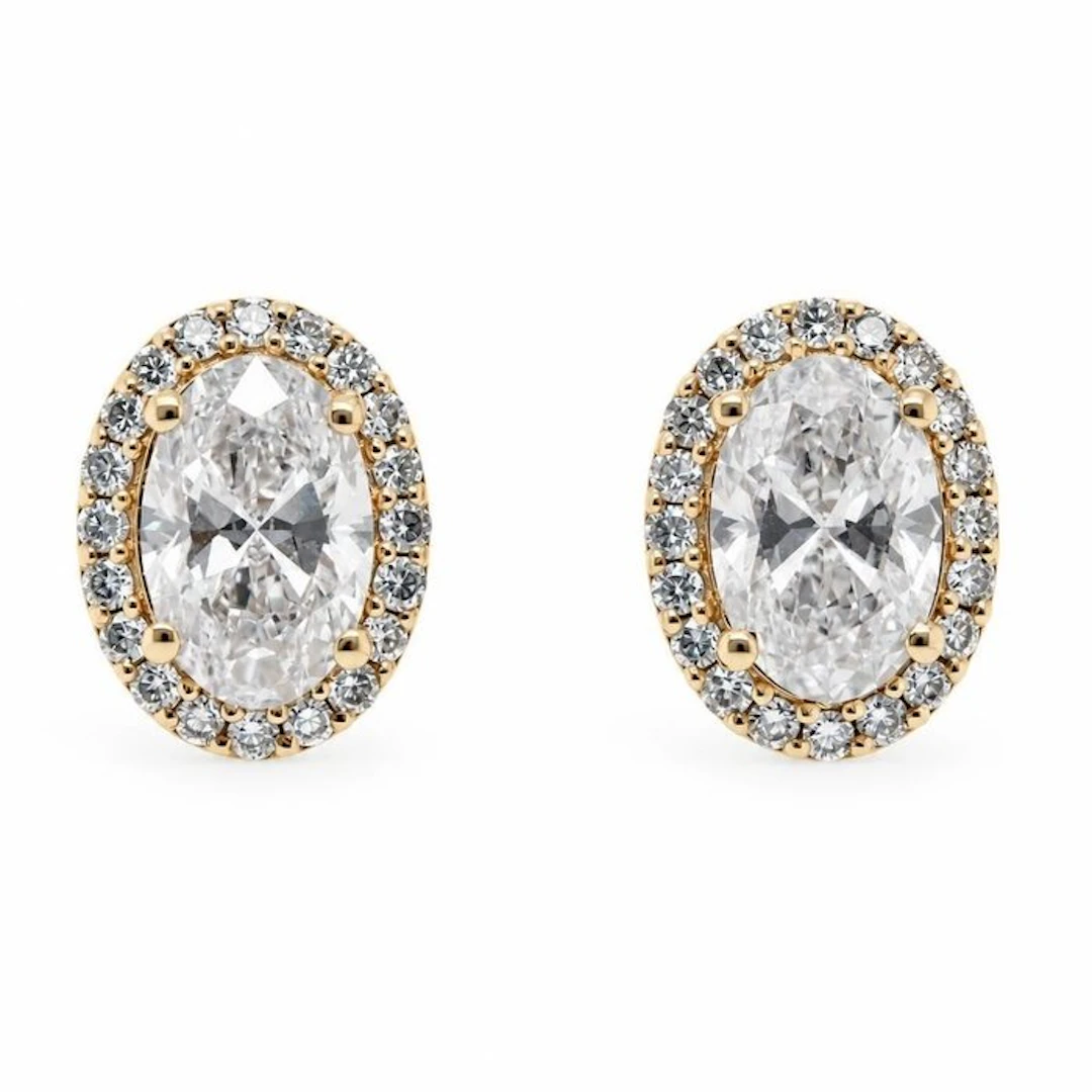 No reserve price - Earrings - 14 kt