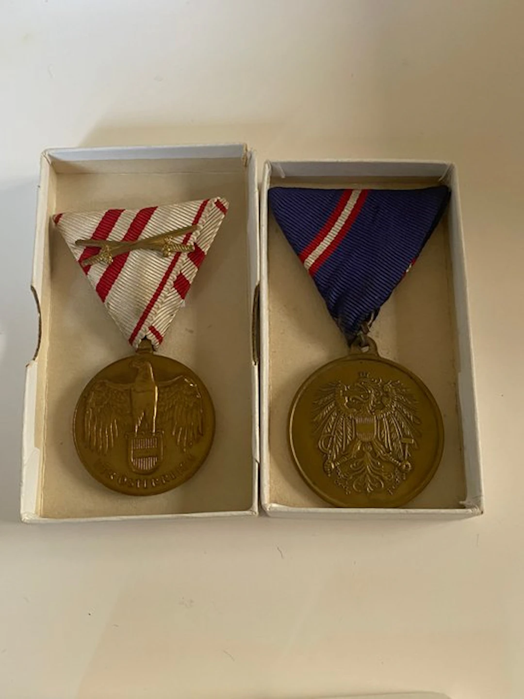 Austria - Military medal - Two Austrian military decorations